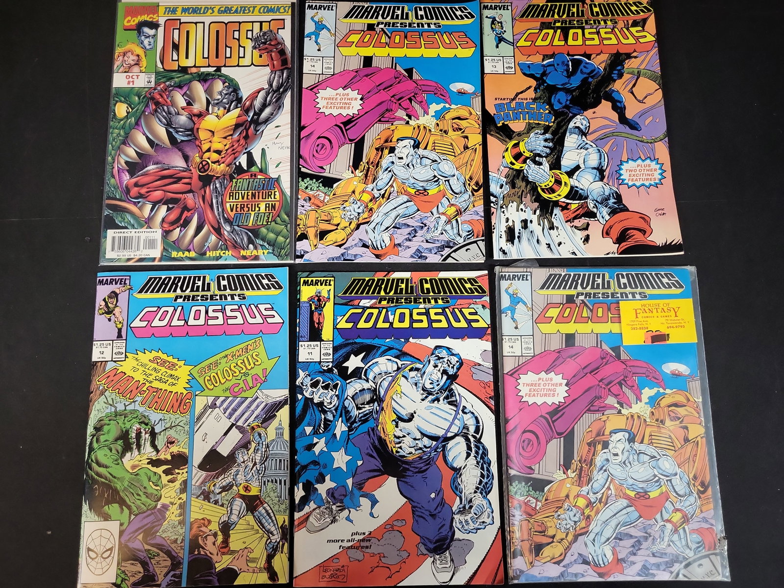 I03678 | A Collection of Marvel Comics Presents and Colossus X-Men Comic Books (1 of 5)