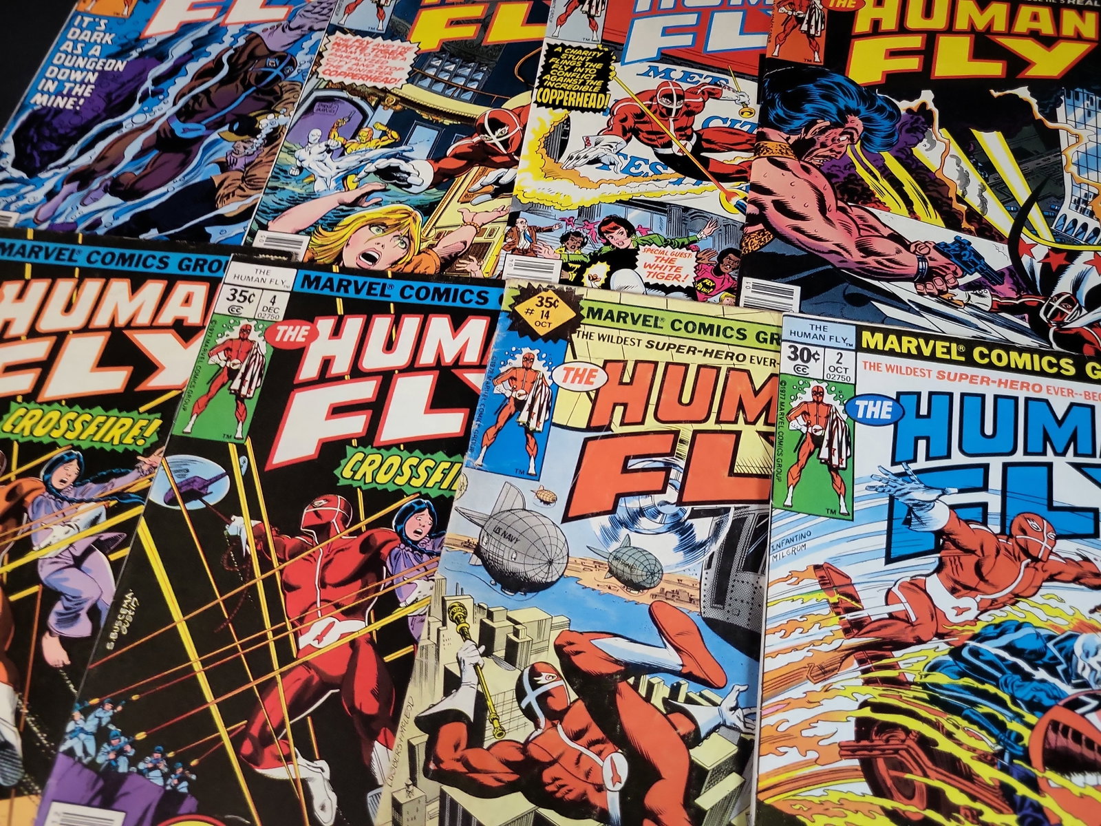 I03686 | A Group of The Human Fly Marvel Comic Books (1 of 6)