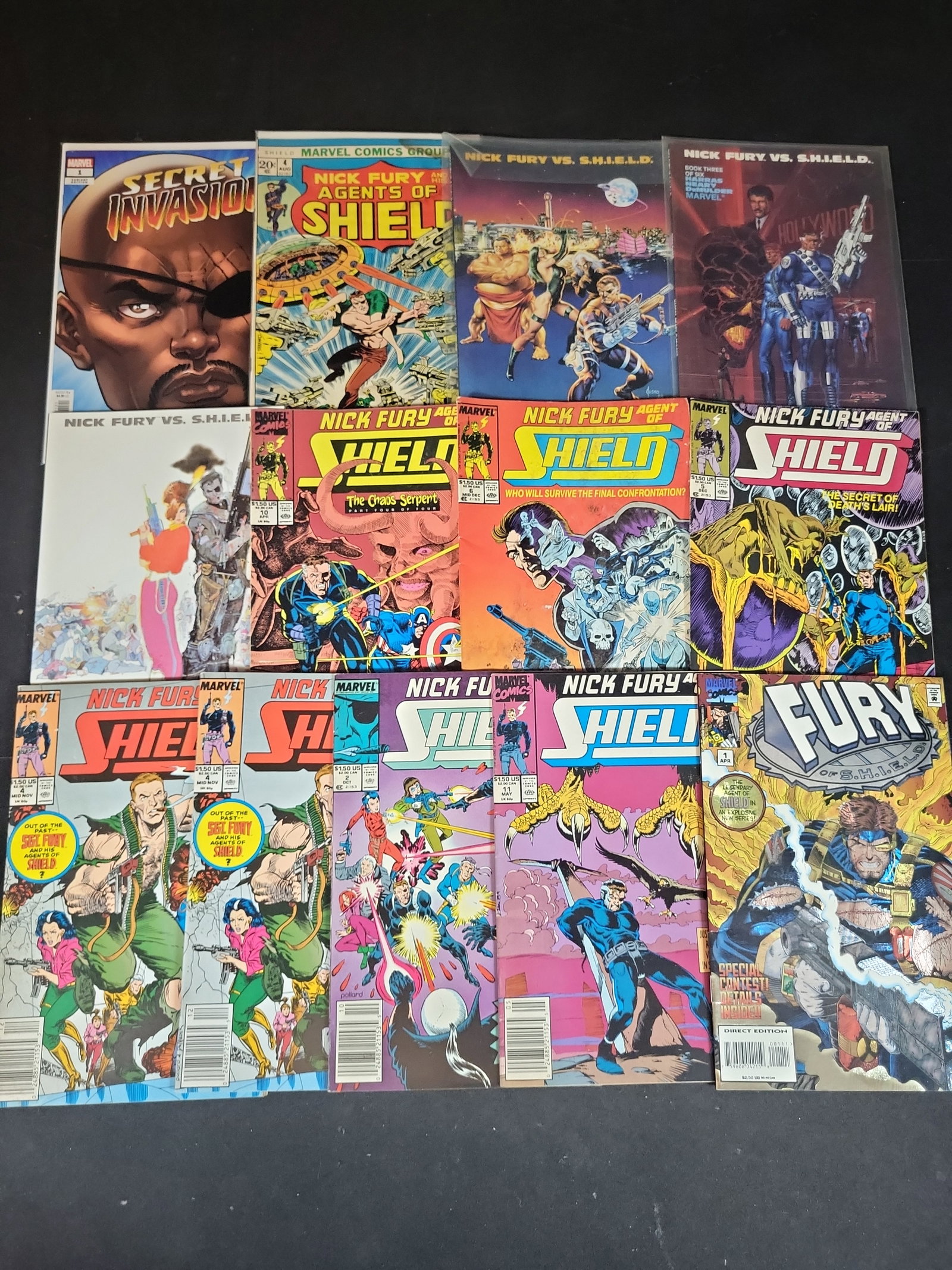 I03703 | A Collection of Thirteen Nick Fury and S.H.I.E.L.D. Marvel Comic Books (1 of 5)