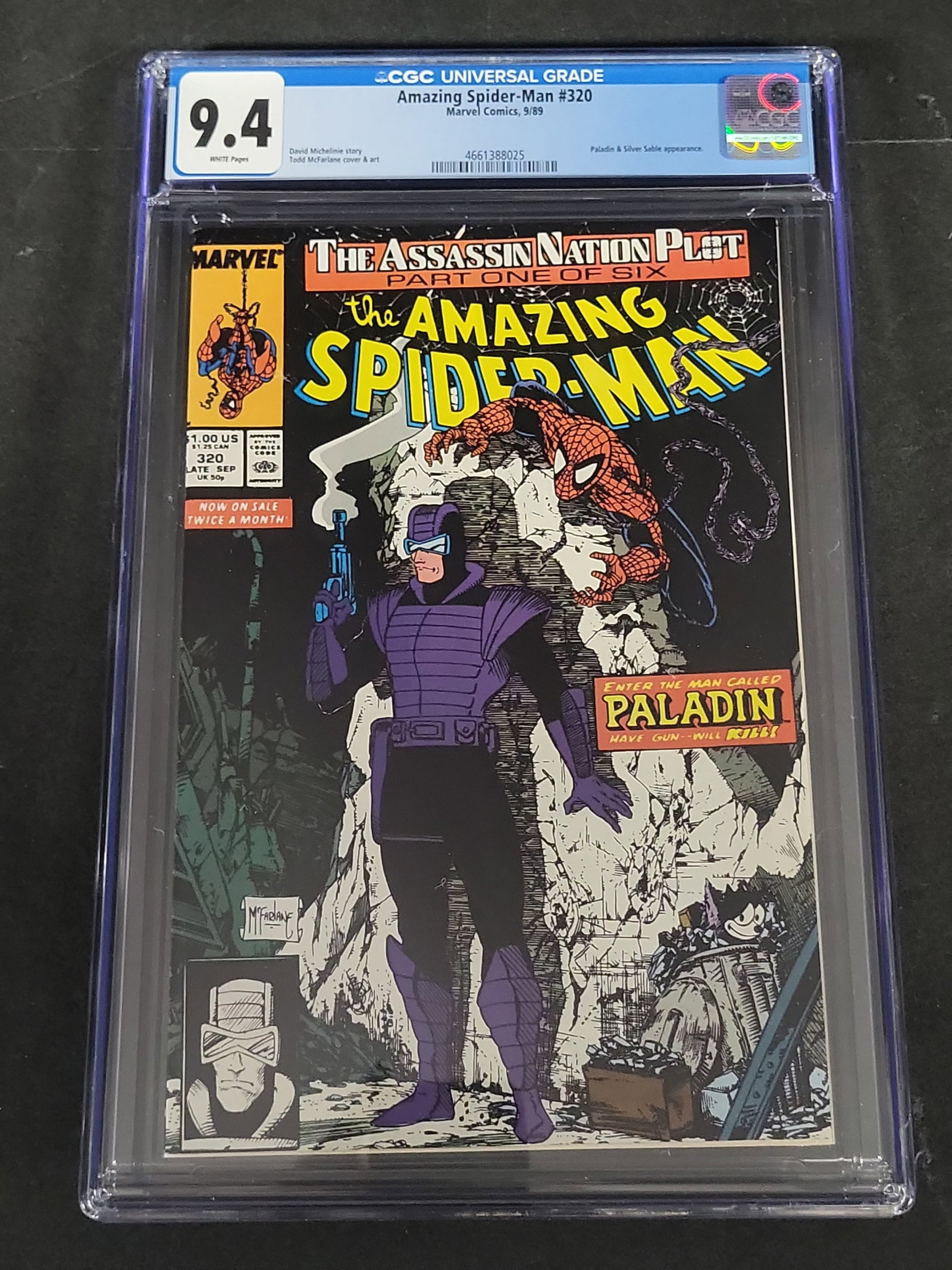 I03493 | Marvel Comics The Amazing Spider-Man Issue 320 CGC Graded 9.4 White Pages (1 of 2)
