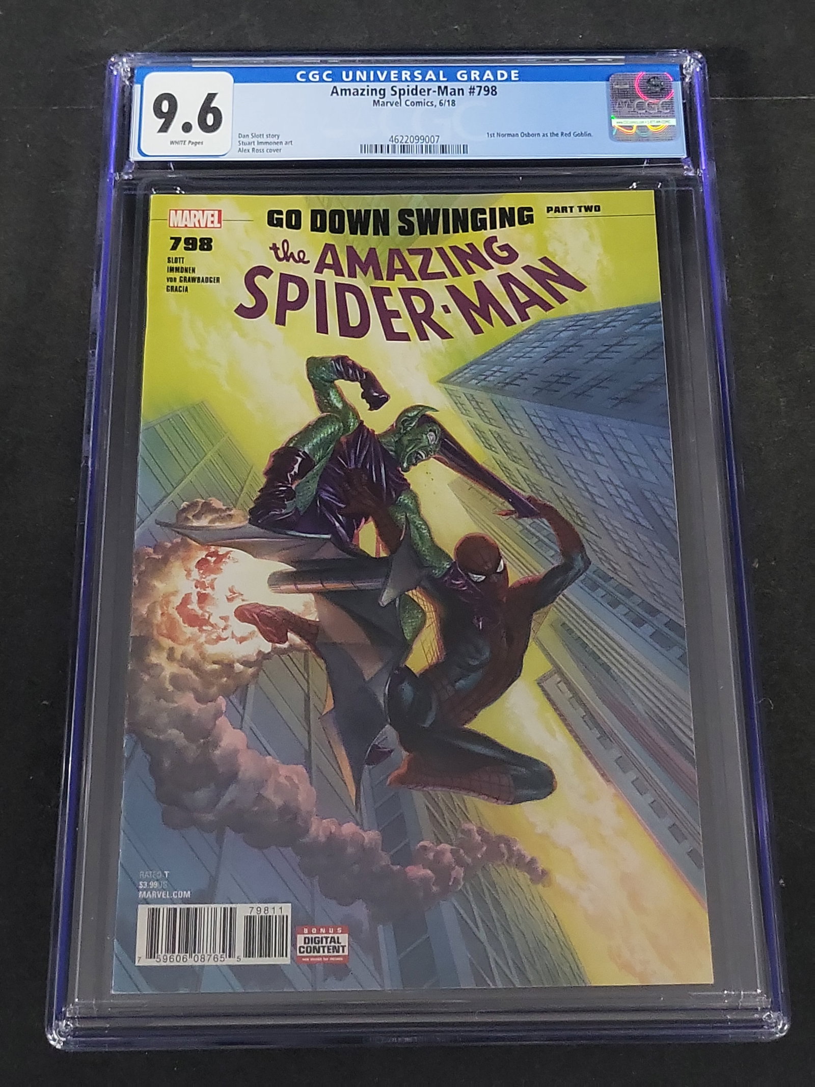 I03498 | Amazing Spider-Man #798 CGC 9.6 Marvel Comics 2018 First Appearance of Red Goblin (1 of 2)