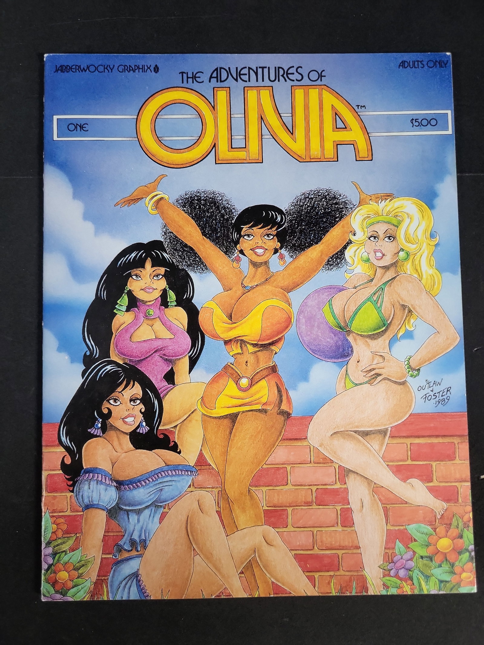 I03301 | The Adventures of Olivia #1 Comic Book Summer 1989 Jabberwocky Graphix: BID PER WHAT YOU SEE IN THE PHOTO, NOT THE AI GENERATED TITLES AND DESCRIPTIONS! This is a copy of The Adventures of Olivia #1, published by Jabberwocky Graphix in Summer 1989. The comic book is the p