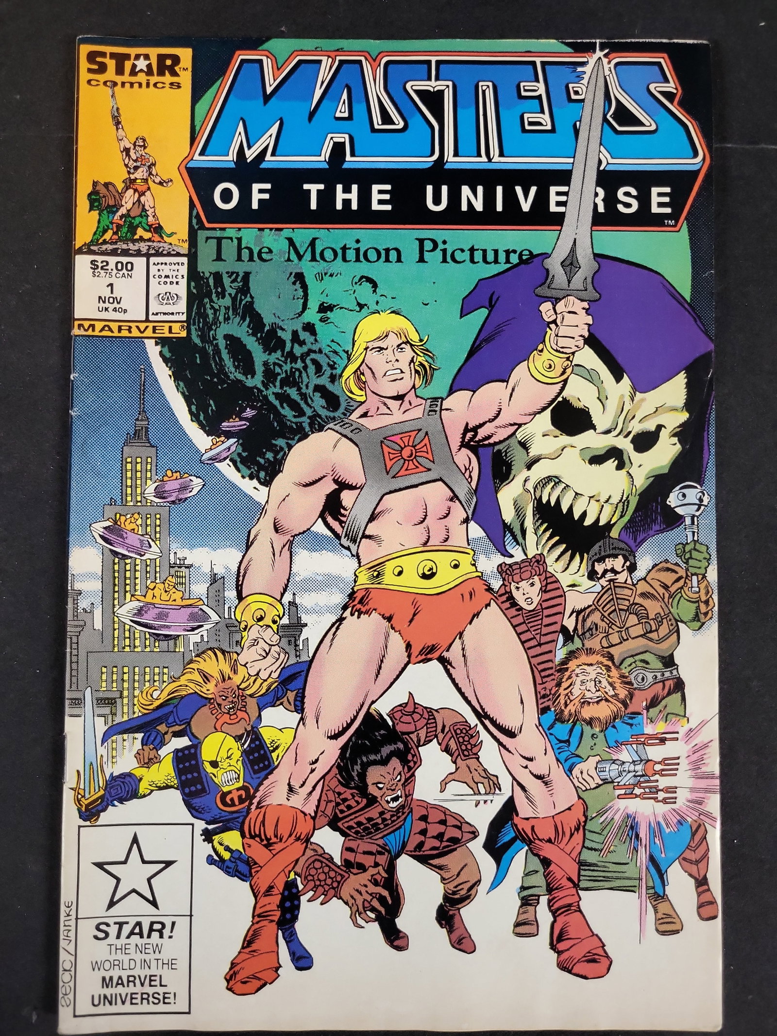 I03767 | Masters of the Universe The Motion Picture #1 Marvel Star Comics 1987 (1 of 2)