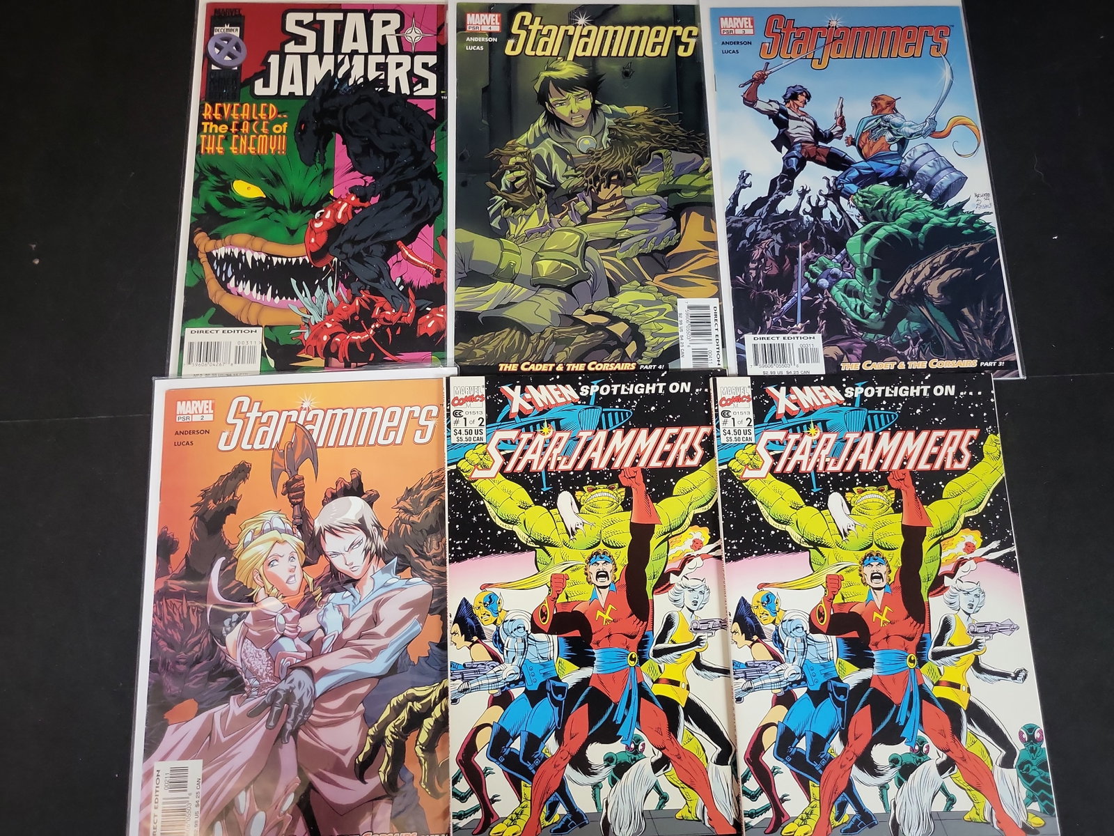 I03679 | A Collection of Six Marvel Comics Starjammers Limited Series Issues (1 of 5)
