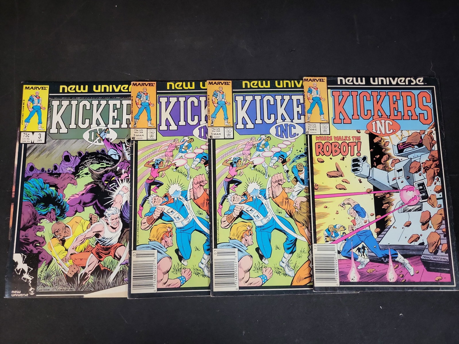 I03680 | A Lot of Four Marvel Comics Kickers, Inc. Newsstand Edition Comic Books (1 of 3)