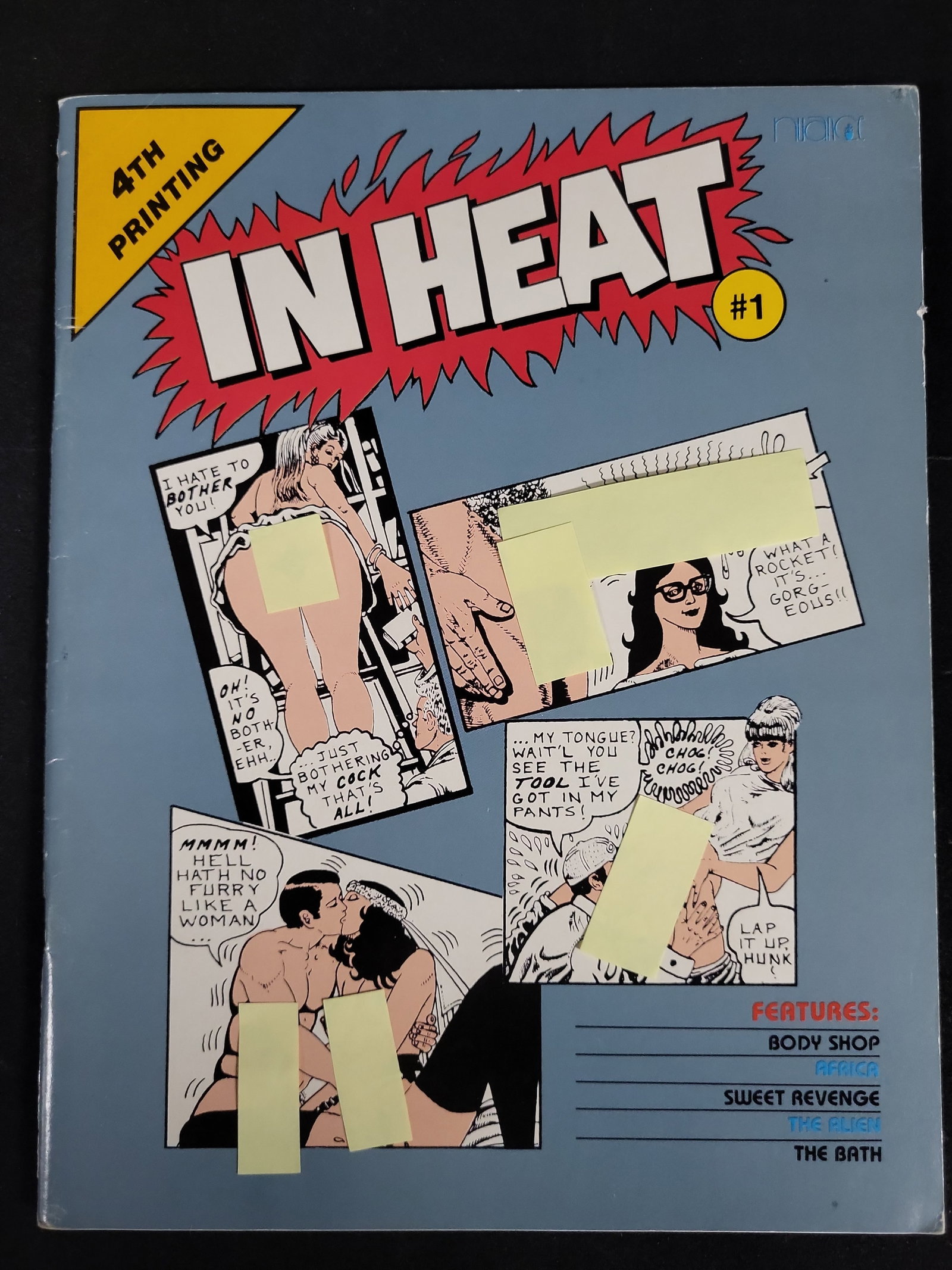 I03299 | Nuance Inc. In Heat Comic Book Issue 1 Fourth Printing 1988 (1 of 4)