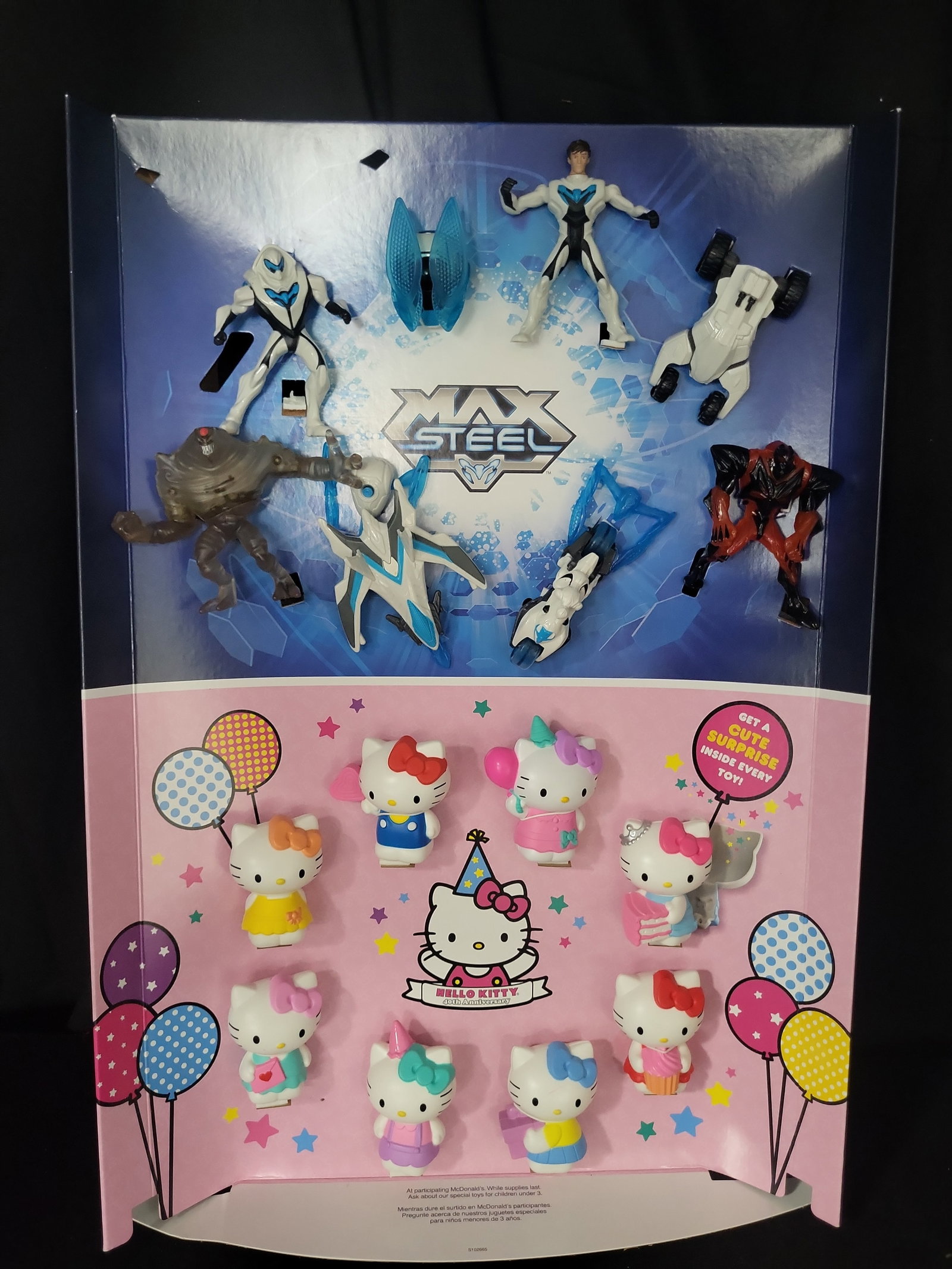 I03185 | McDonald's Happy Meal Promotional In-Store Display Featuring Hello Kitty 40th Anniversary (1 of 4)