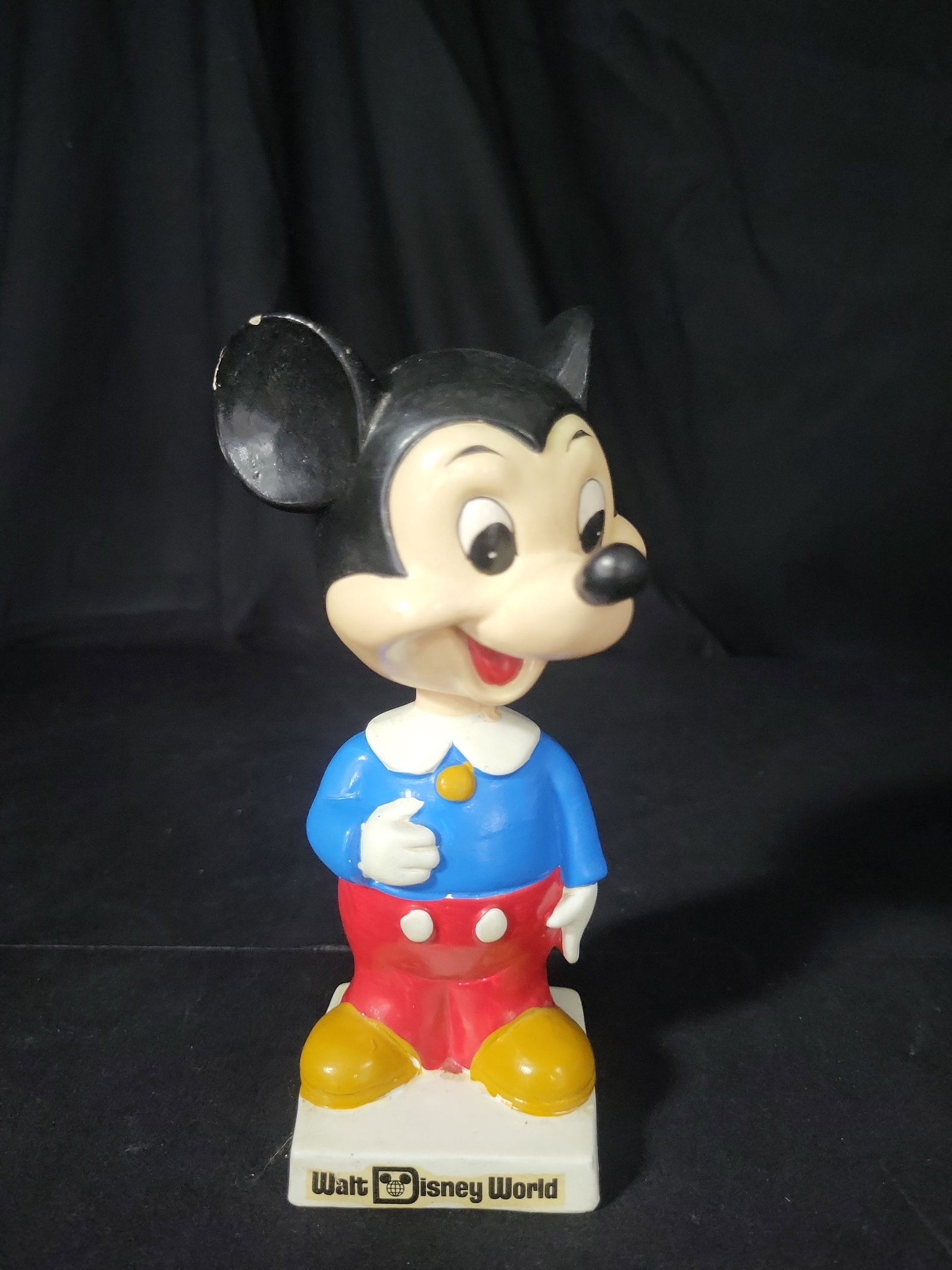 I03190 | Vintage Walt Disney World Mickey Mouse Bobblehead Figure (1 of 5)