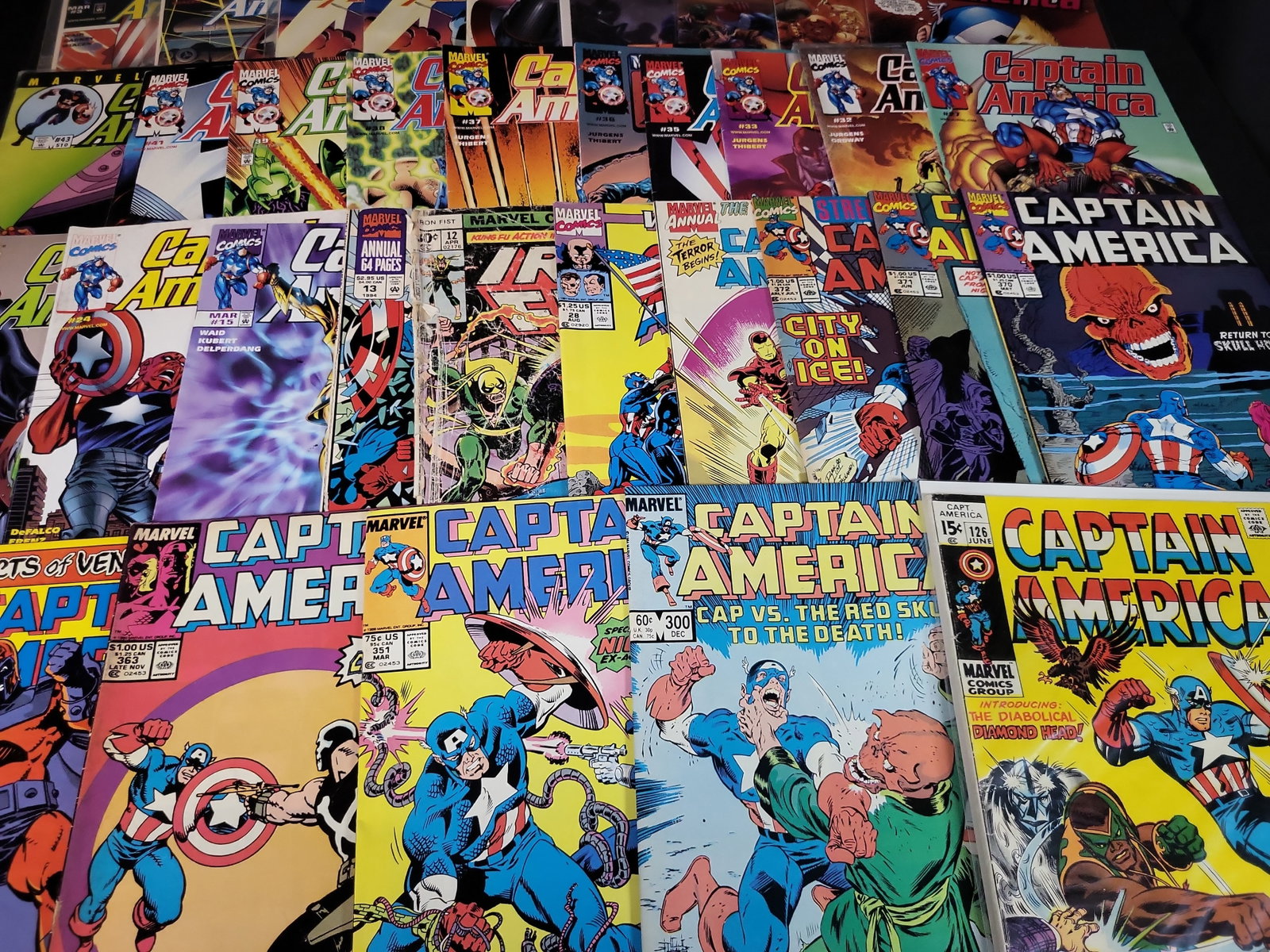 I03634 | Various Authors. A Collection of Captain America and Marvel Comic Books. Marvel Comics, c. (1 of 10)