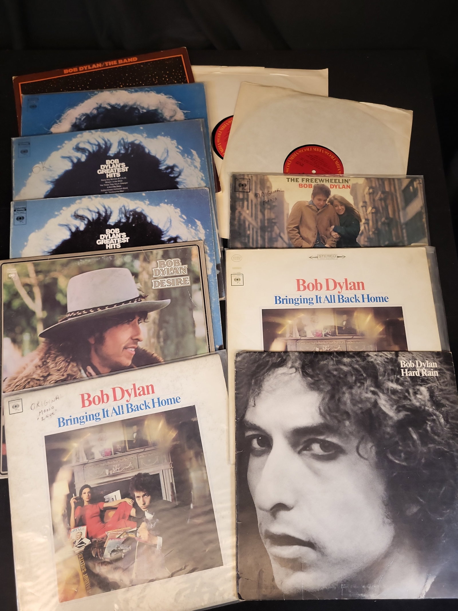 I03452 | A Collection of Bob Dylan Vinyl LP Records Including Early Mono Pressings (1 of 6)