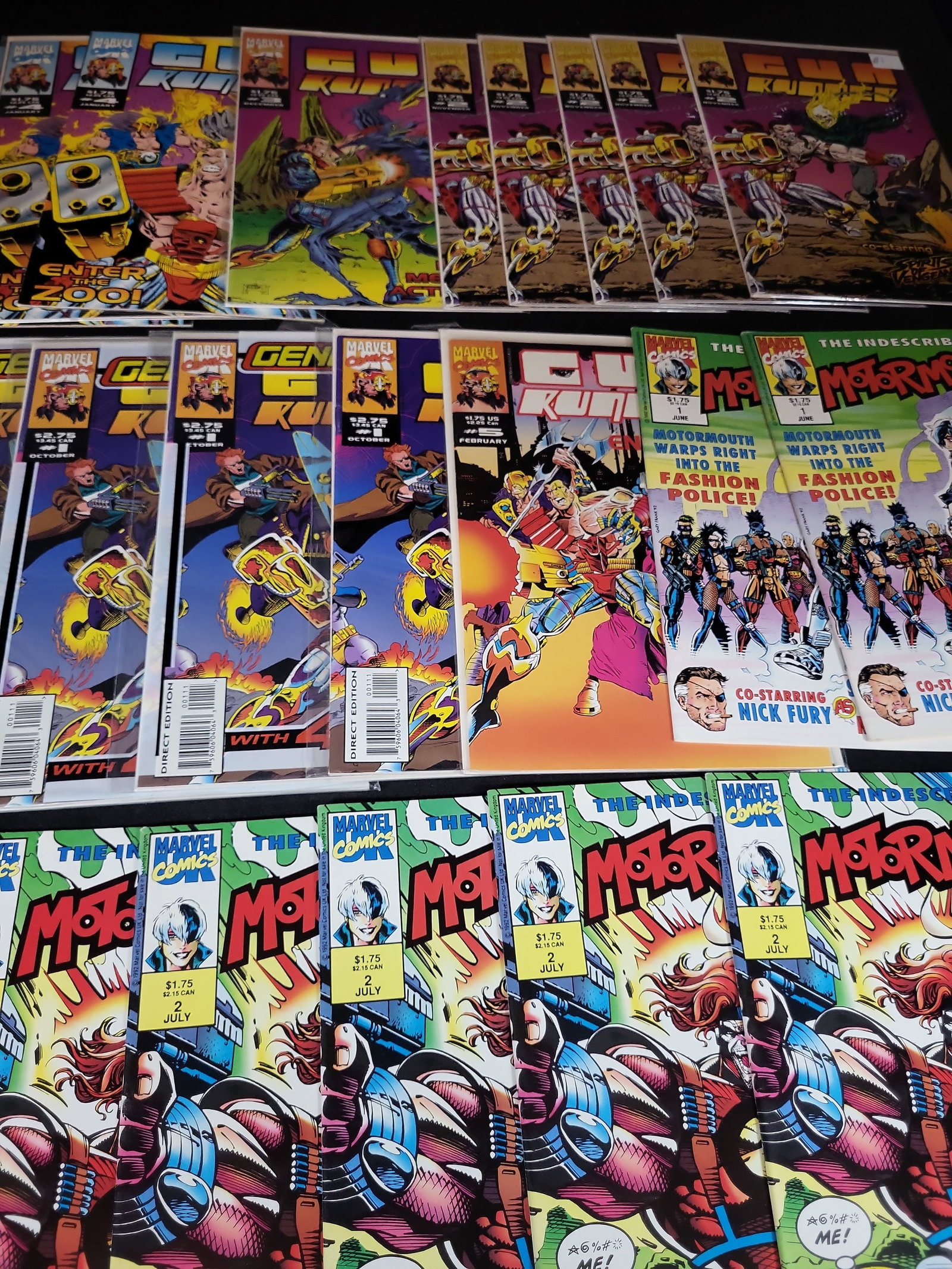 I03616 | Marvel Comics. A Collection of Marvel UK Comics including Motormouth and Gun Runner. (1 of 7)