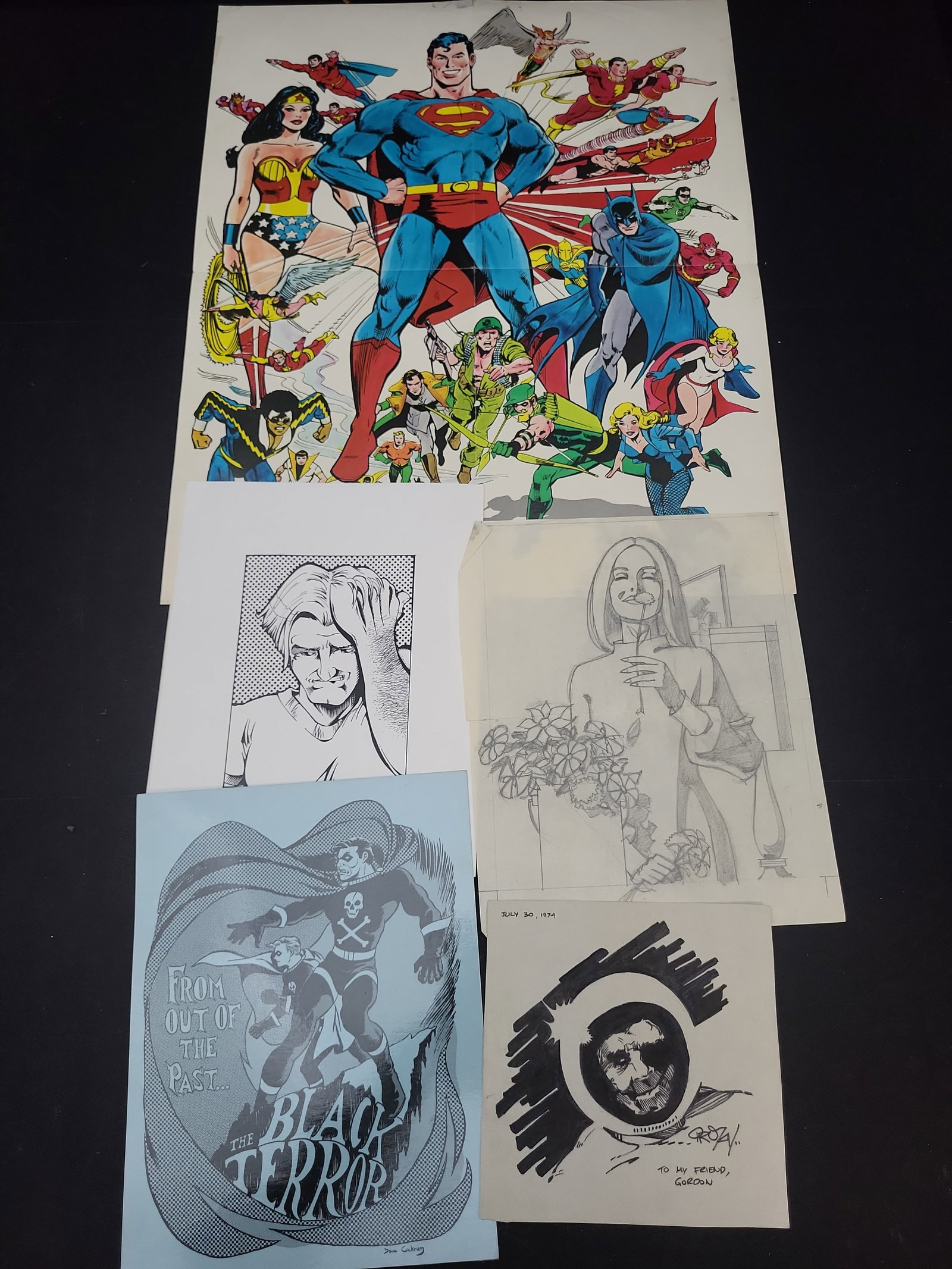 I03350 | A Collection of Comic Book Original Art and Promotional Ephemera (1 of 6)