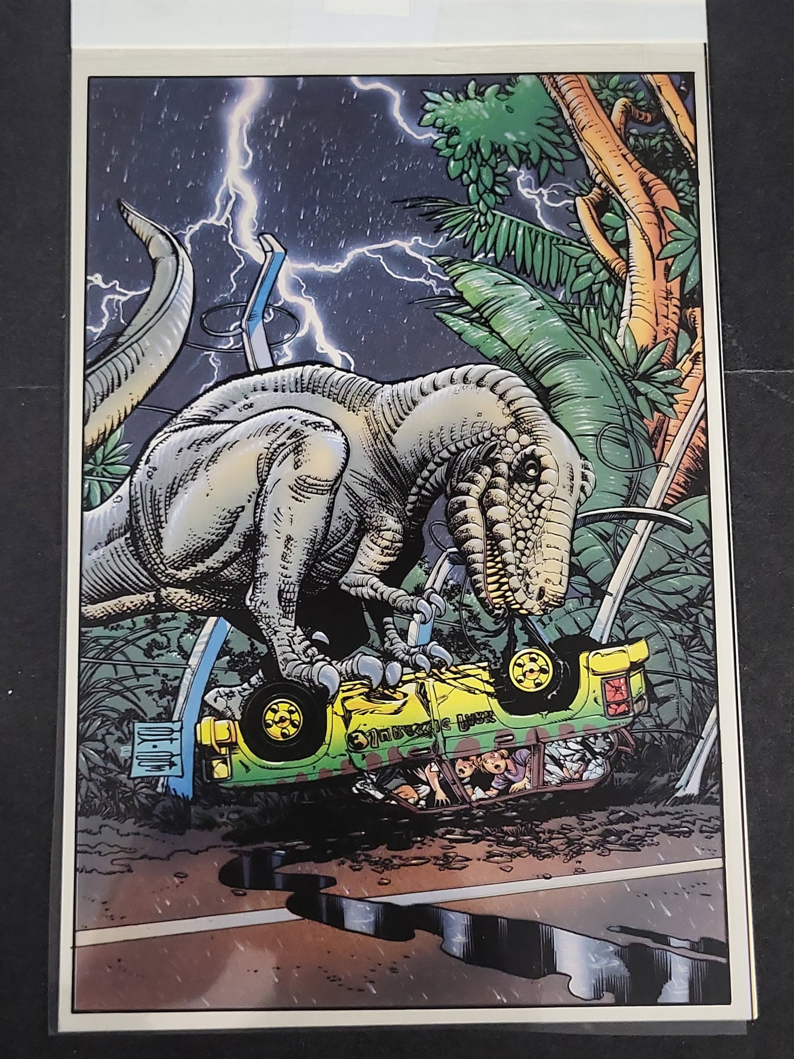 I03336 | A Set of Jurassic Park Comic Production Proofs and Acetate Overlay (1 of 4)