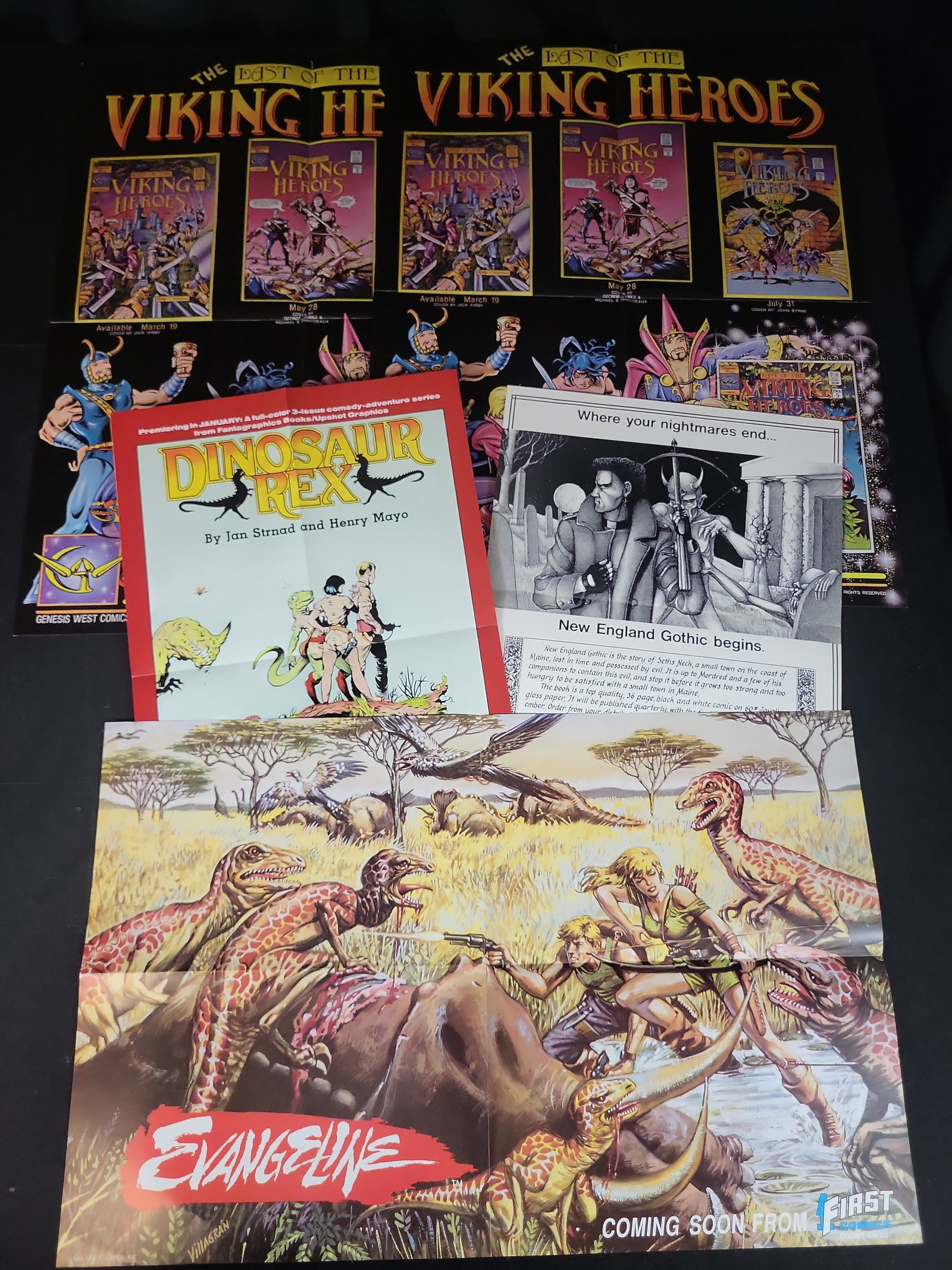 I03904 | Collection of Independent Comic Book Promotional Posters and Marketing Ephemera, 1986-1987 (1 of 5)