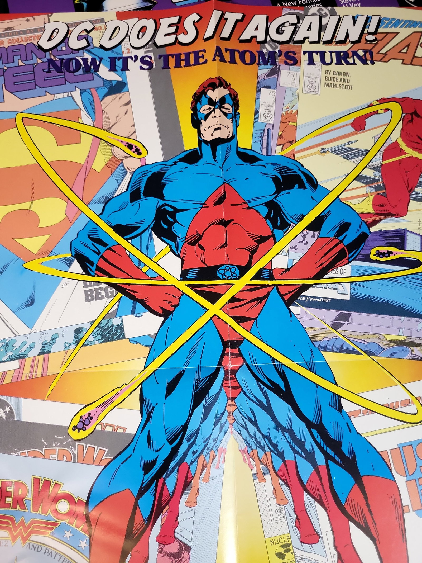 I03908 | A Collection of Four DC Comics Promotional Posters Circa 1987 (1 of 6)