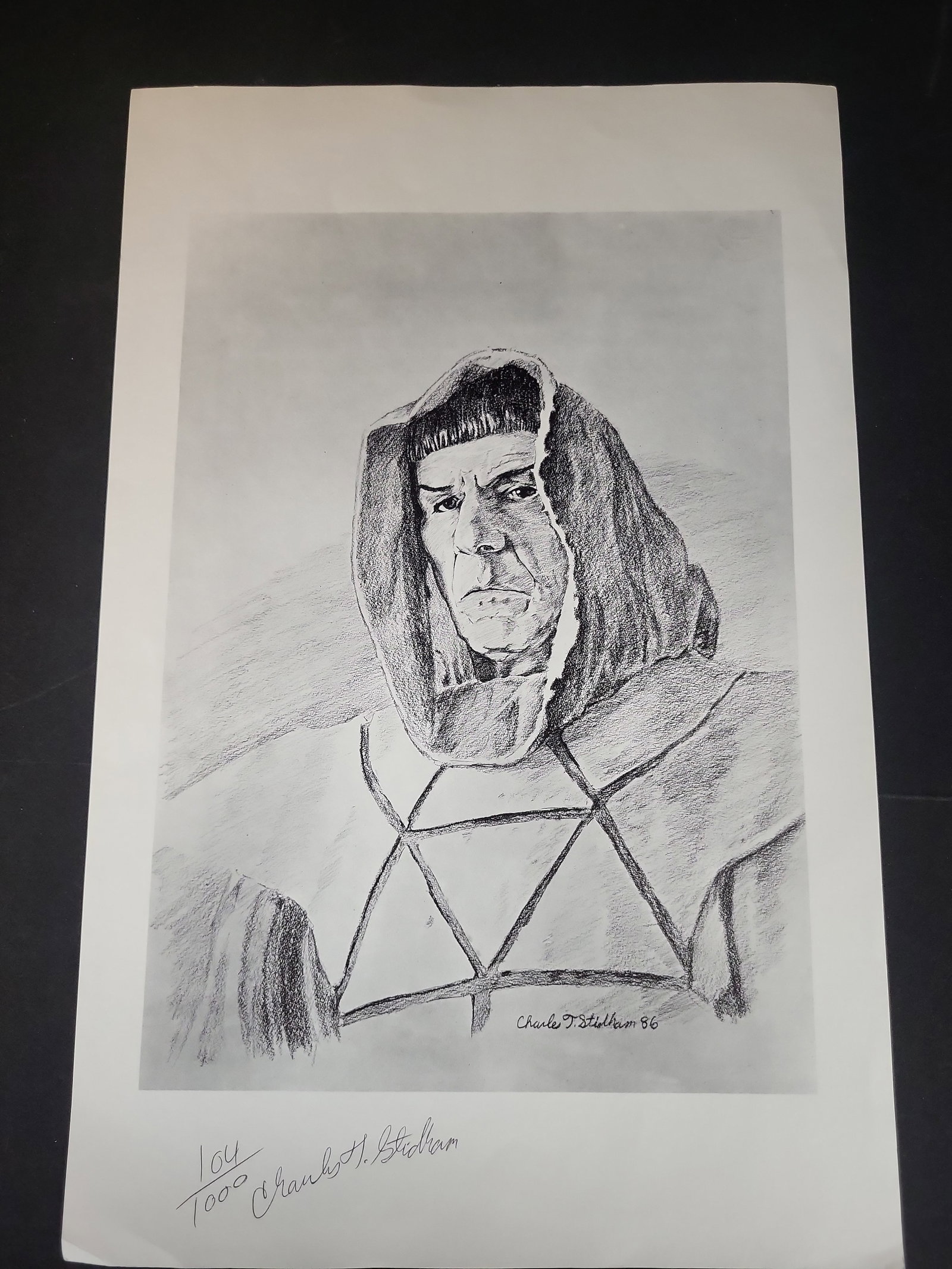 I03235 | Charles H. Stidham, Hooded Figure, Limited Edition Print (1 of 4)