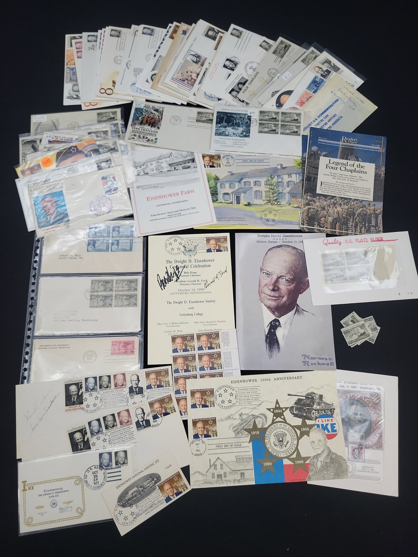 I04876 | US Philatelic Eisenhower and Chaplains Collection (1 of 20)