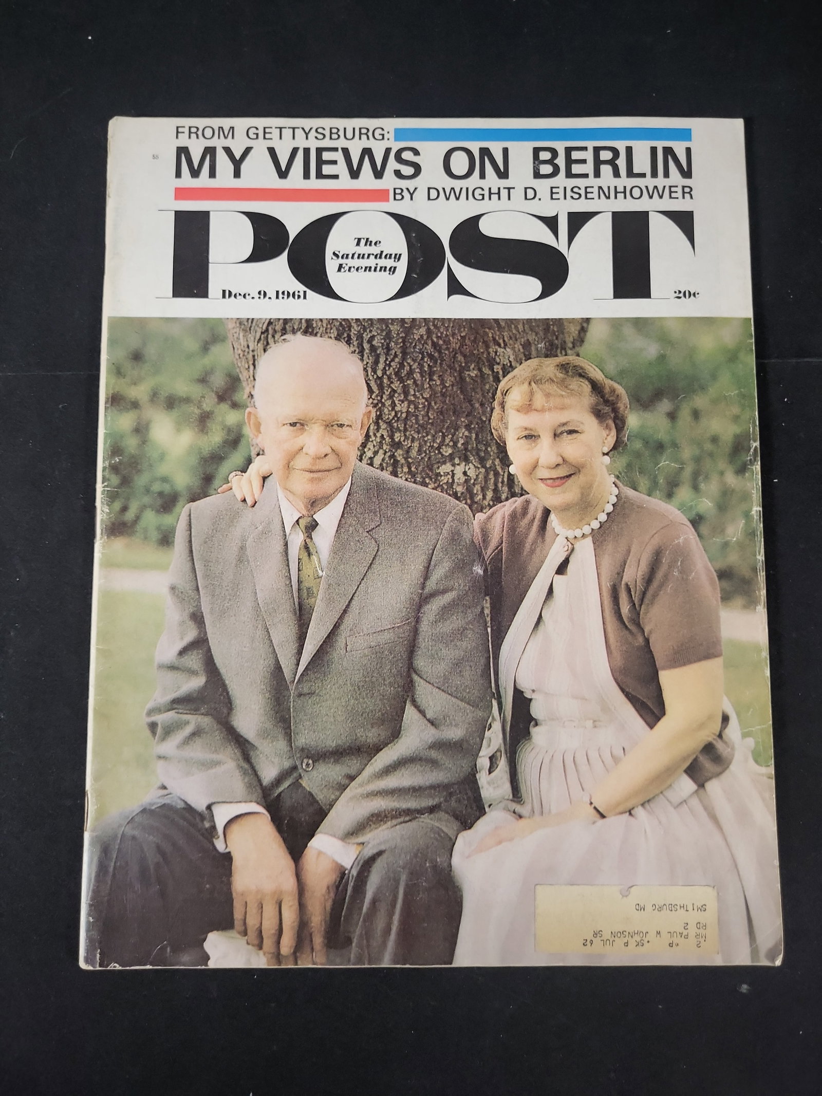 I01862 | Eisenhower, Dwight D. The Saturday Evening Post. Curtis Publishing Company, December 9,: IMPORTANT â€“ PLEASE REVIEW BEFORE BIDDING: Aeron House makes every effort to accurately identify and describe each lot; however, titles and descriptions may contain errors, omissions, or AI-a
