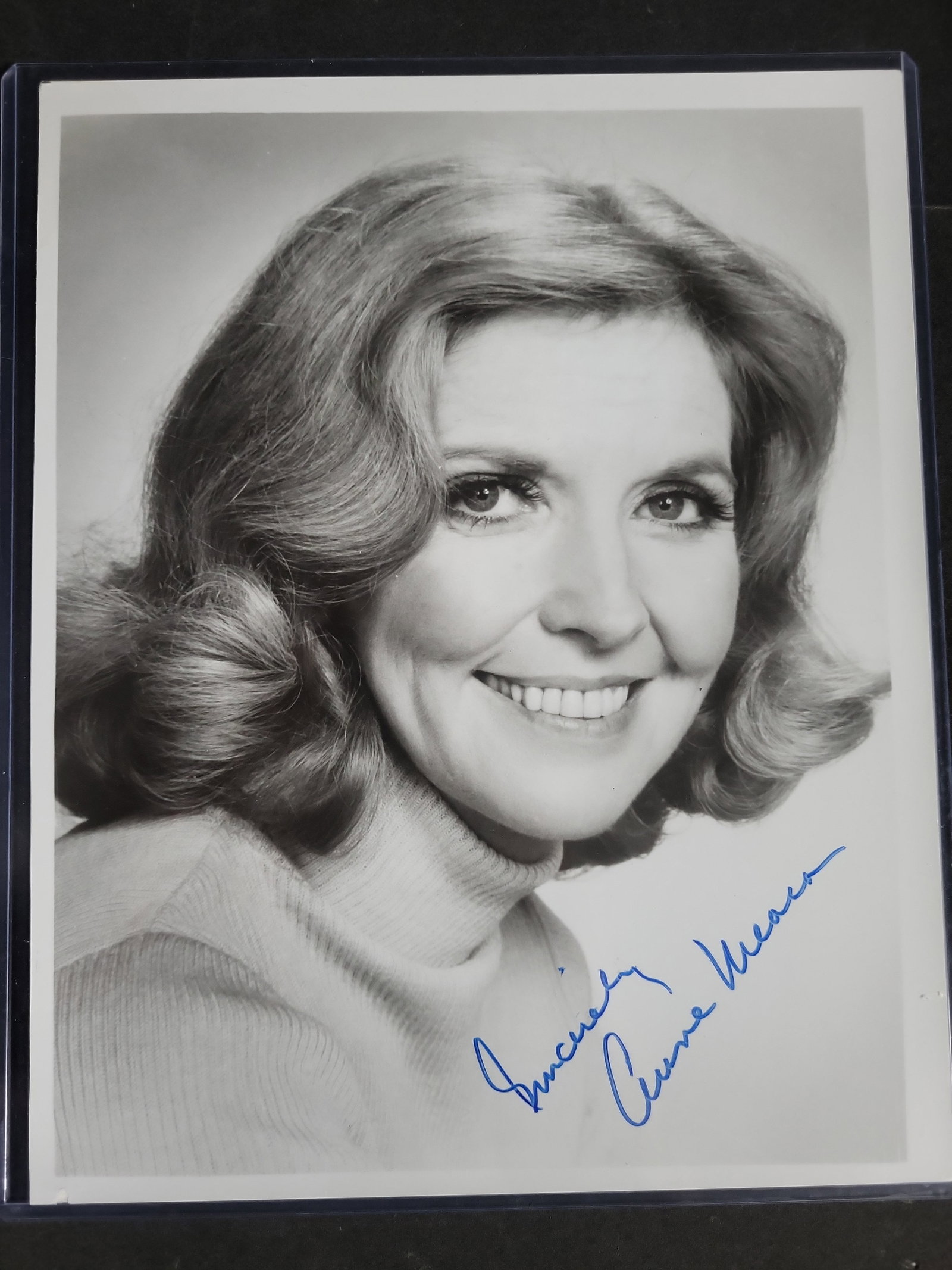 I04403 | Anne Meara Signed Publicity Photograph: IMPORTANT â€“ PLEASE REVIEW BEFORE BIDDING: Aeron House makes every effort to accurately identify and describe each lot; however, titles and descriptions may contain errors, omissions, or AI-a