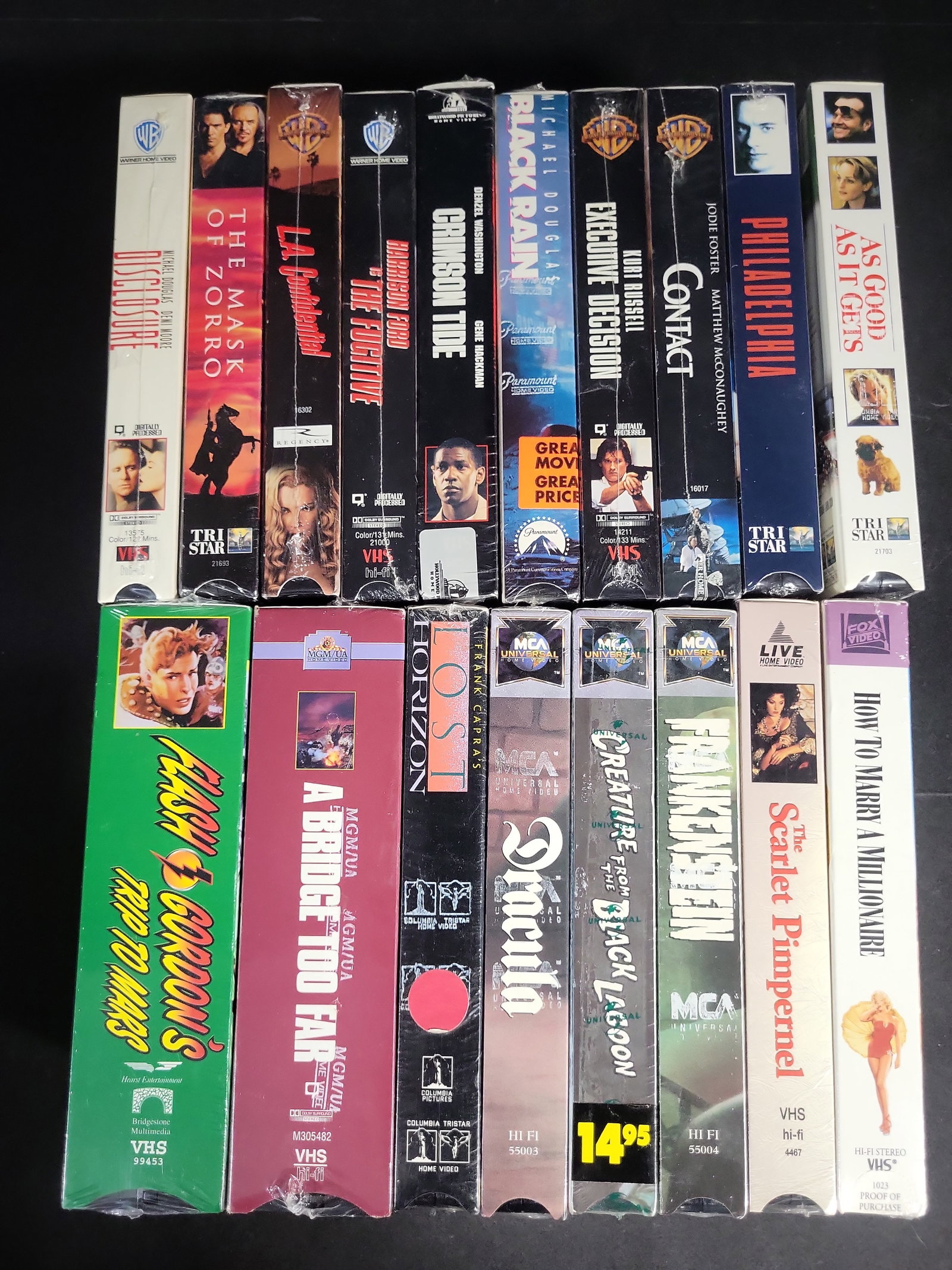 I04679 | Collection of Factory Sealed VHS Tapes (1 of 8)