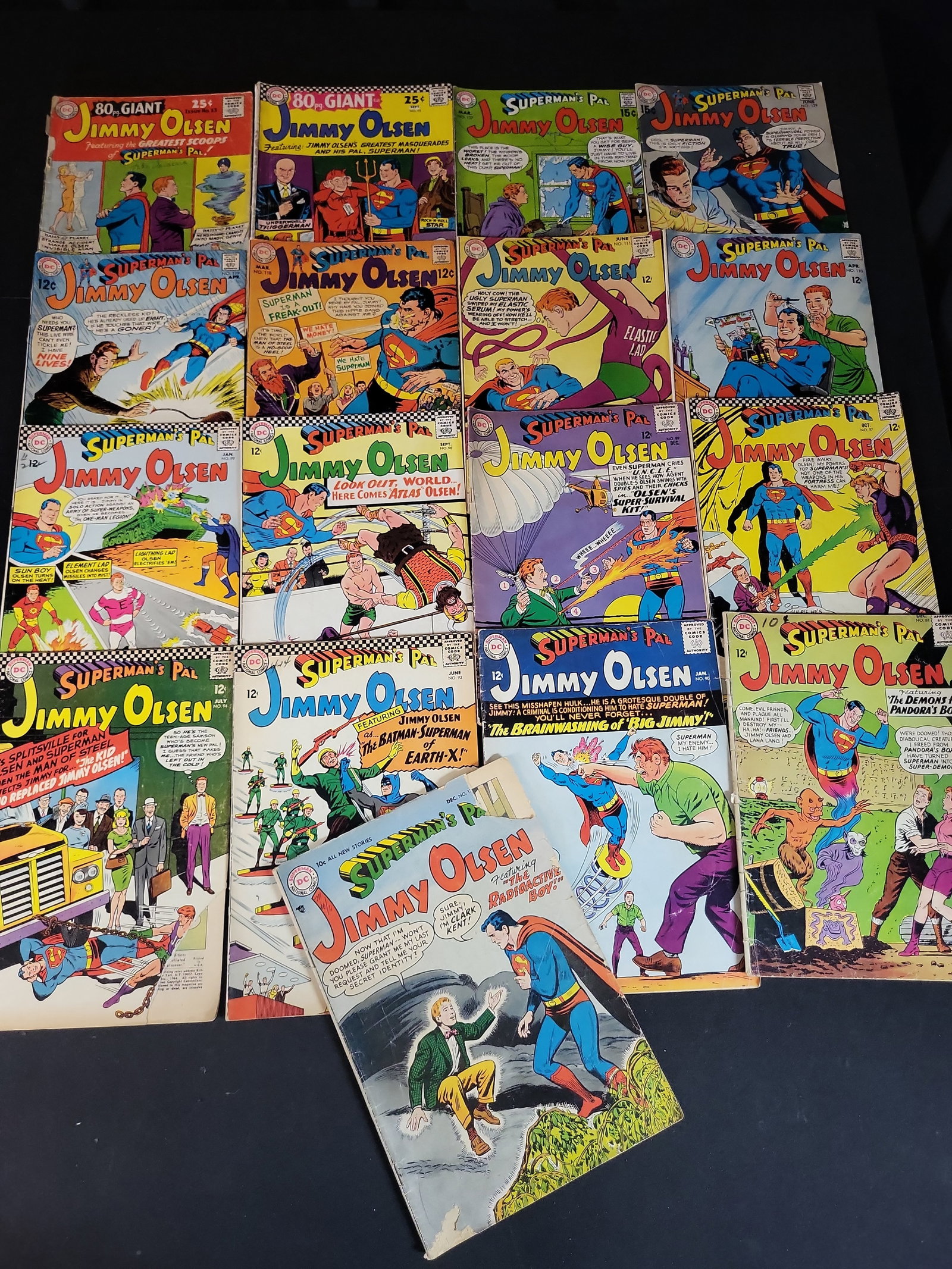 I03917 | A Collection of 17 Vintage DC Superman's Pal Jimmy Olsen Silver and Bronze Age Comic Books (1 of 10)