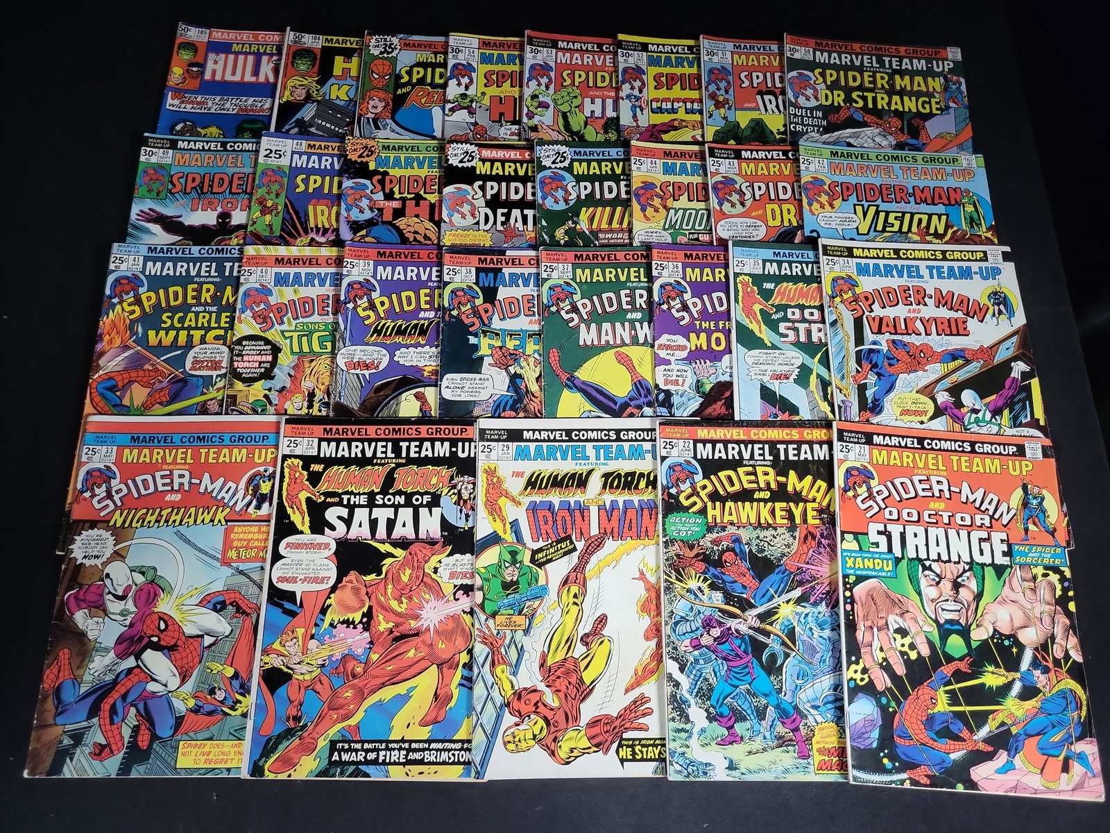 I04577 | Collection of 27 Marvel Team-Up Comics (1 of 5)