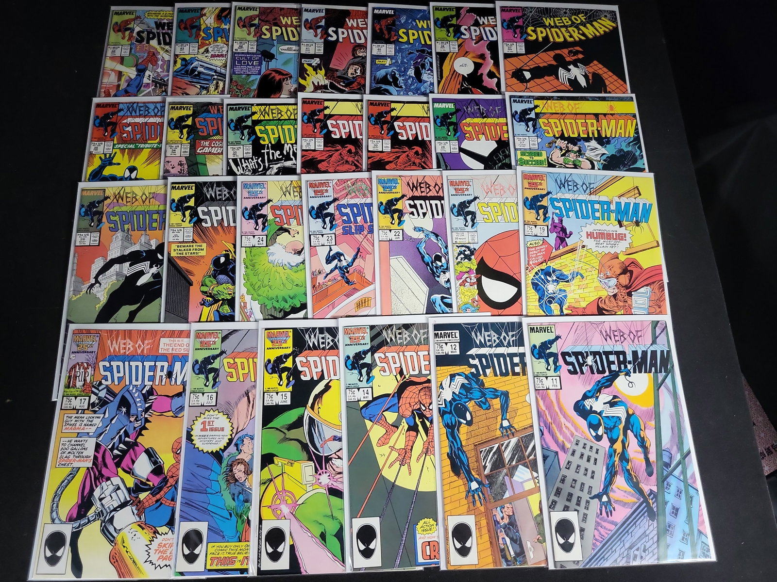I04773 | Collection of Web of Spider-Man Comics: IMPORTANT â€“ PLEASE REVIEW BEFORE BIDDING: Aeron House makes every effort to accurately identify and describe each lot; however, titles and descriptions may contain errors, omissions, or AI-a