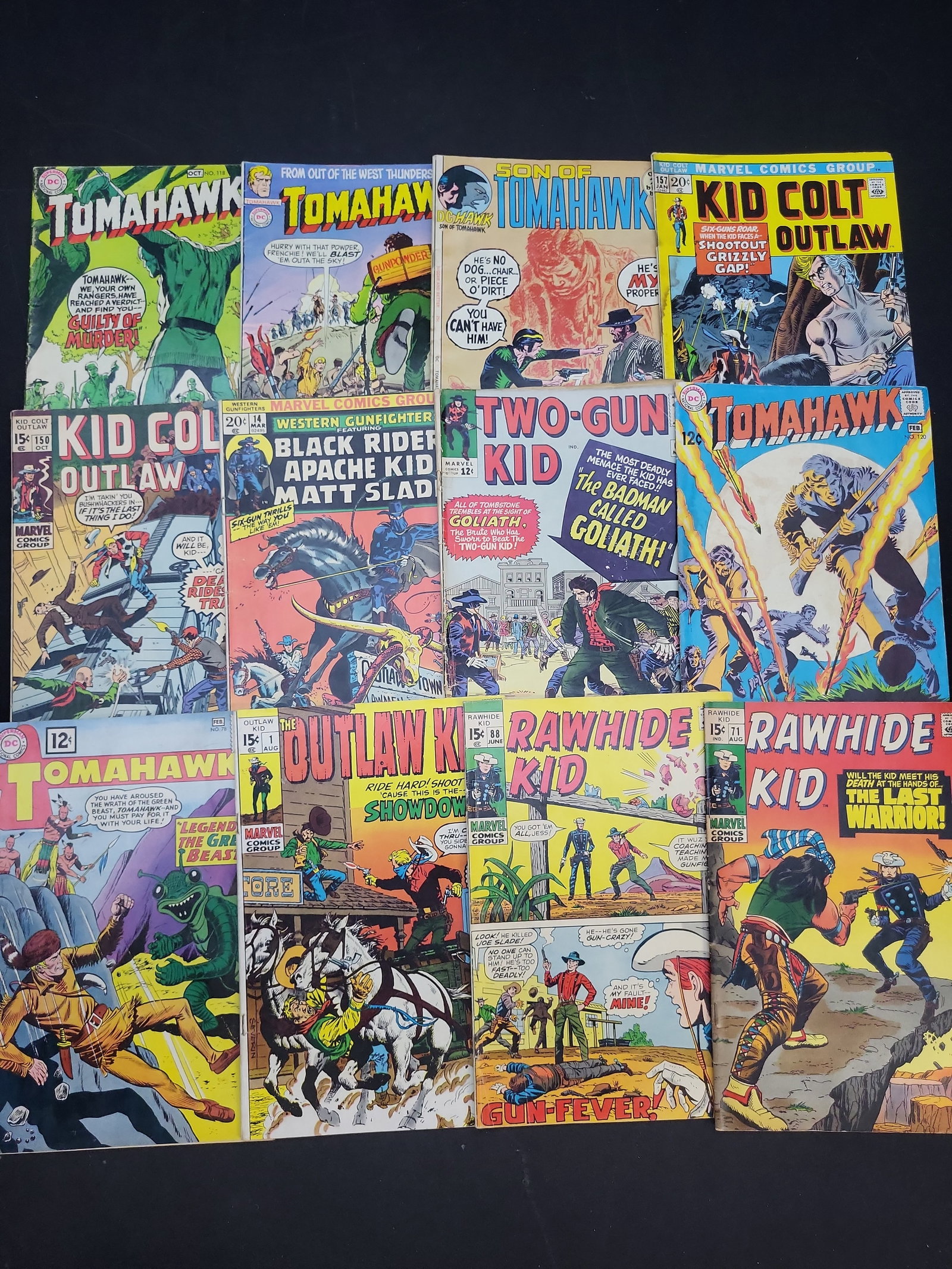 I03973 | Twelve Marvel and DC Western Comics: IMPORTANT â€“ PLEASE REVIEW BEFORE BIDDING: Aeron House makes every effort to accurately identify and describe each lot; however, titles and descriptions may contain errors, omissions, or AI-a