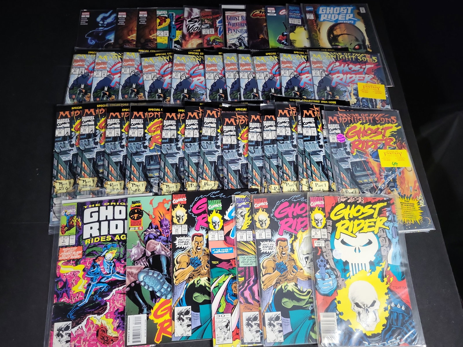 I04576 | 38 Marvel Ghost Rider Comic Books (1 of 6)