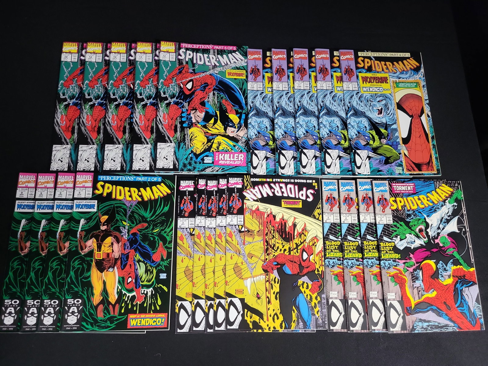 I04794 | Collection of Spider-Man McFarlane Comics: IMPORTANT â€“ PLEASE REVIEW BEFORE BIDDING: Aeron House makes every effort to accurately identify and describe each lot; however, titles and descriptions may contain errors, omissions, or AI-a