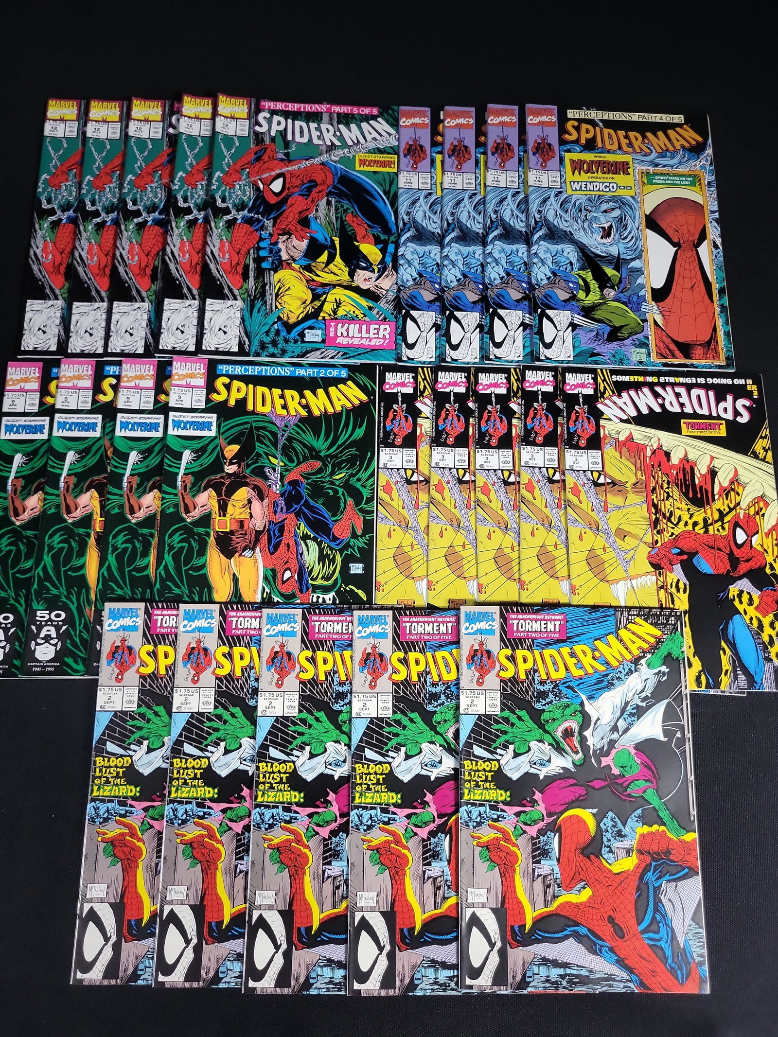 I04793 | Assortment of Spider-Man Comics Todd McFarlane: IMPORTANT â€“ PLEASE REVIEW BEFORE BIDDING: Aeron House makes every effort to accurately identify and describe each lot; however, titles and descriptions may contain errors, omissions, or AI-a