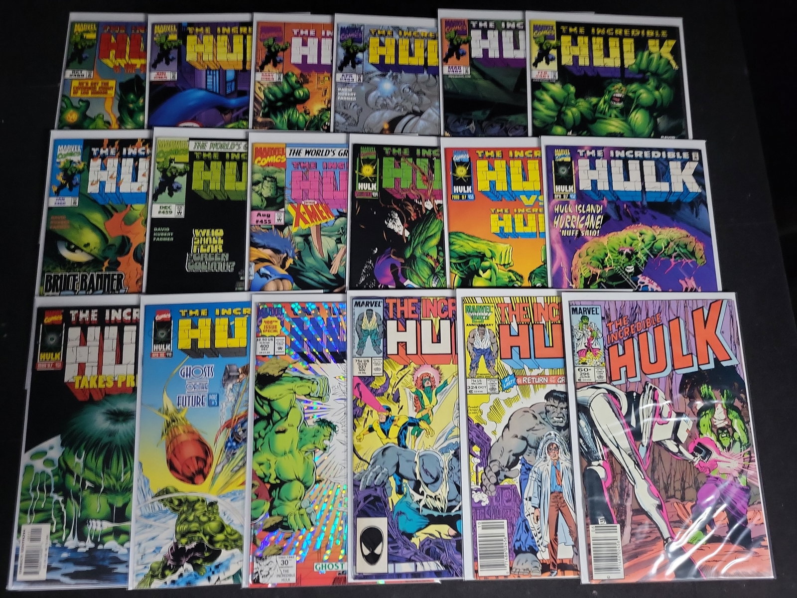 I04770 | Eighteen Marvel The Incredible Hulk Comic Books (1 of 6)
