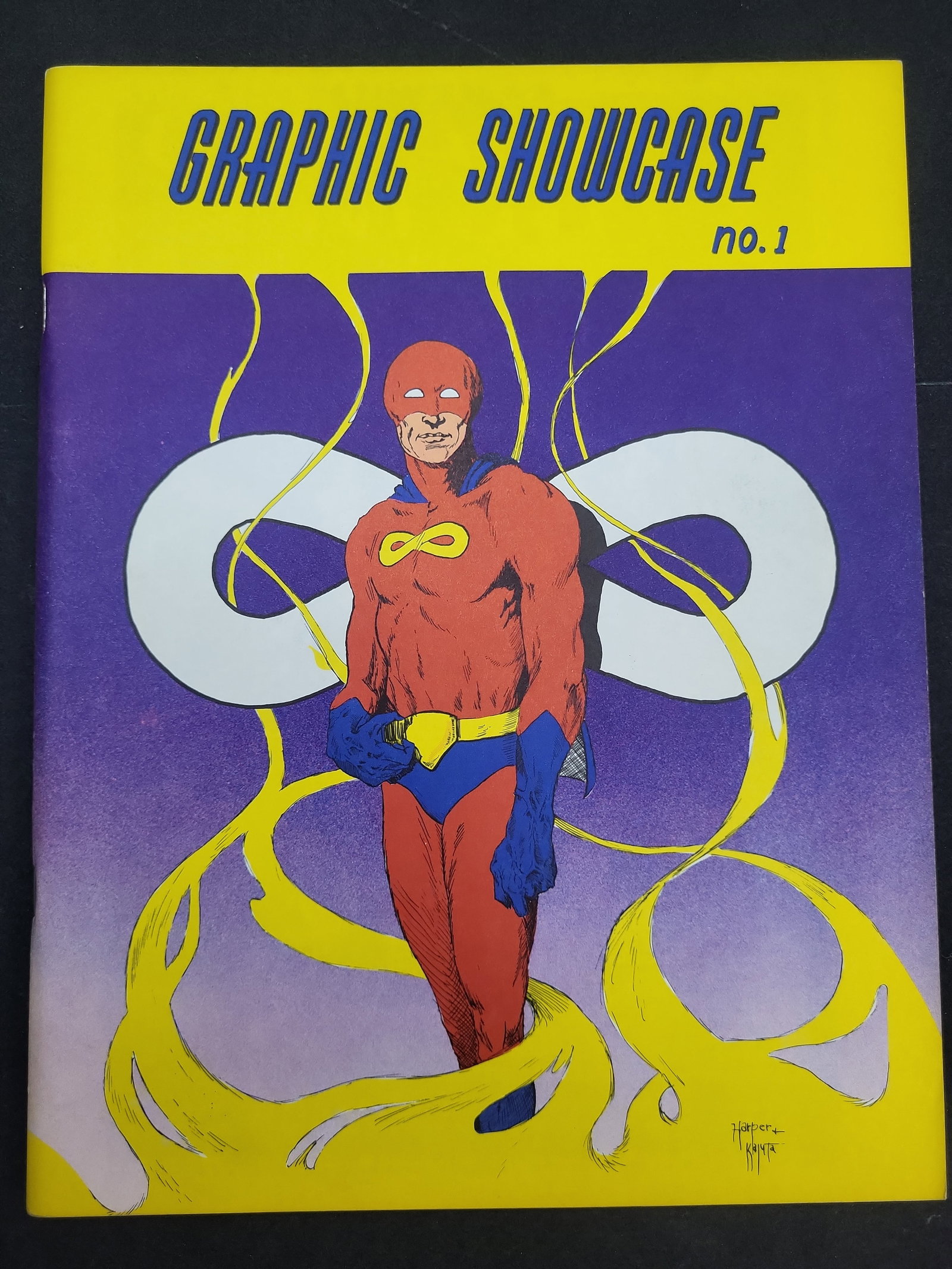 I03959 | Graphic Showcase No. 1 Comic Fanzine: IMPORTANT â€“ PLEASE REVIEW BEFORE BIDDING: Aeron House makes every effort to accurately identify and describe each lot; however, titles and descriptions may contain errors, omissions, or