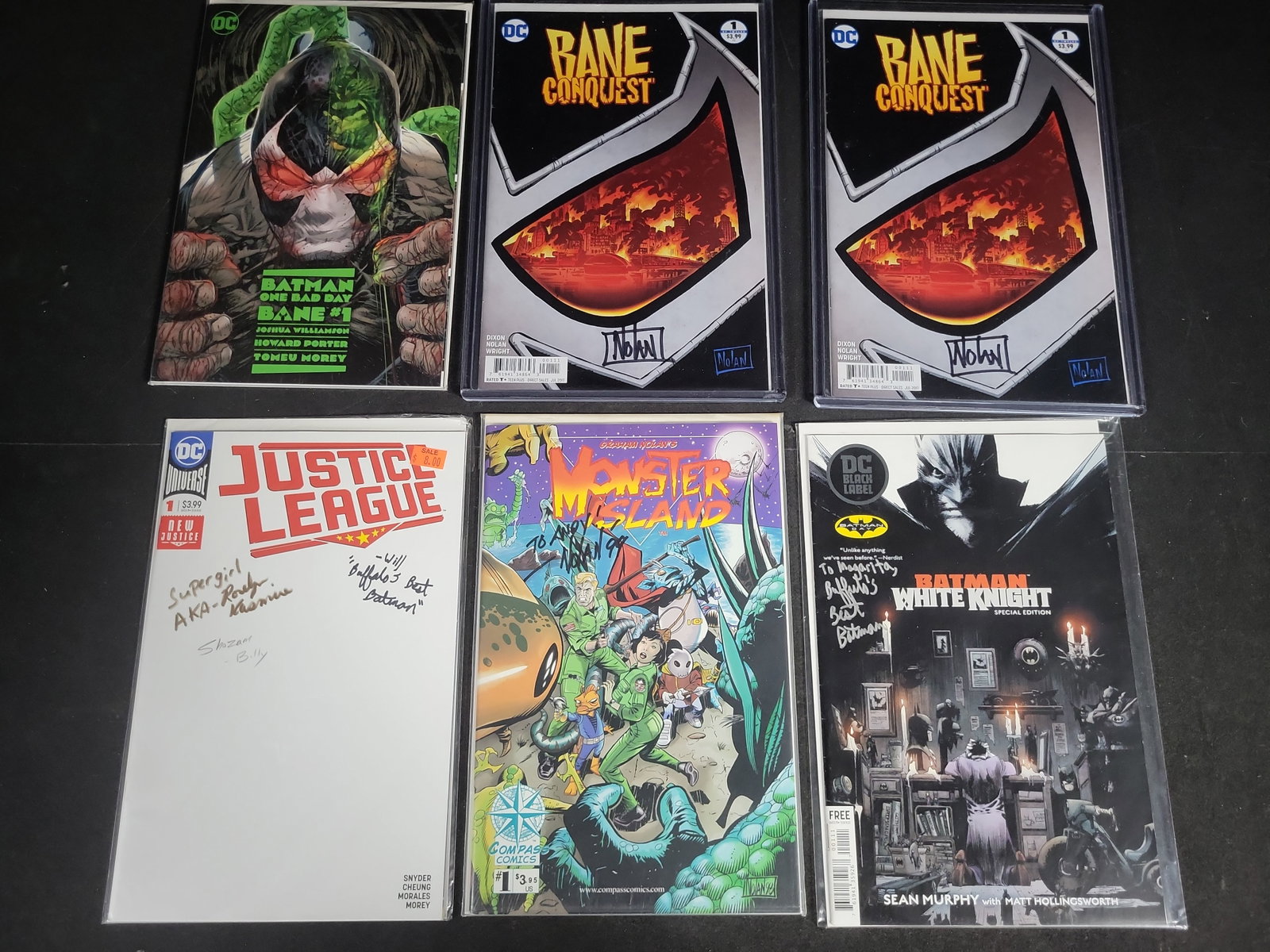 I04585 | Batman and Bane Comic Collection: IMPORTANT â€“ PLEASE REVIEW BEFORE BIDDING: Aeron House makes every effort to accurately identify and describe each lot; however, titles and descriptions may contain errors, omissions, or