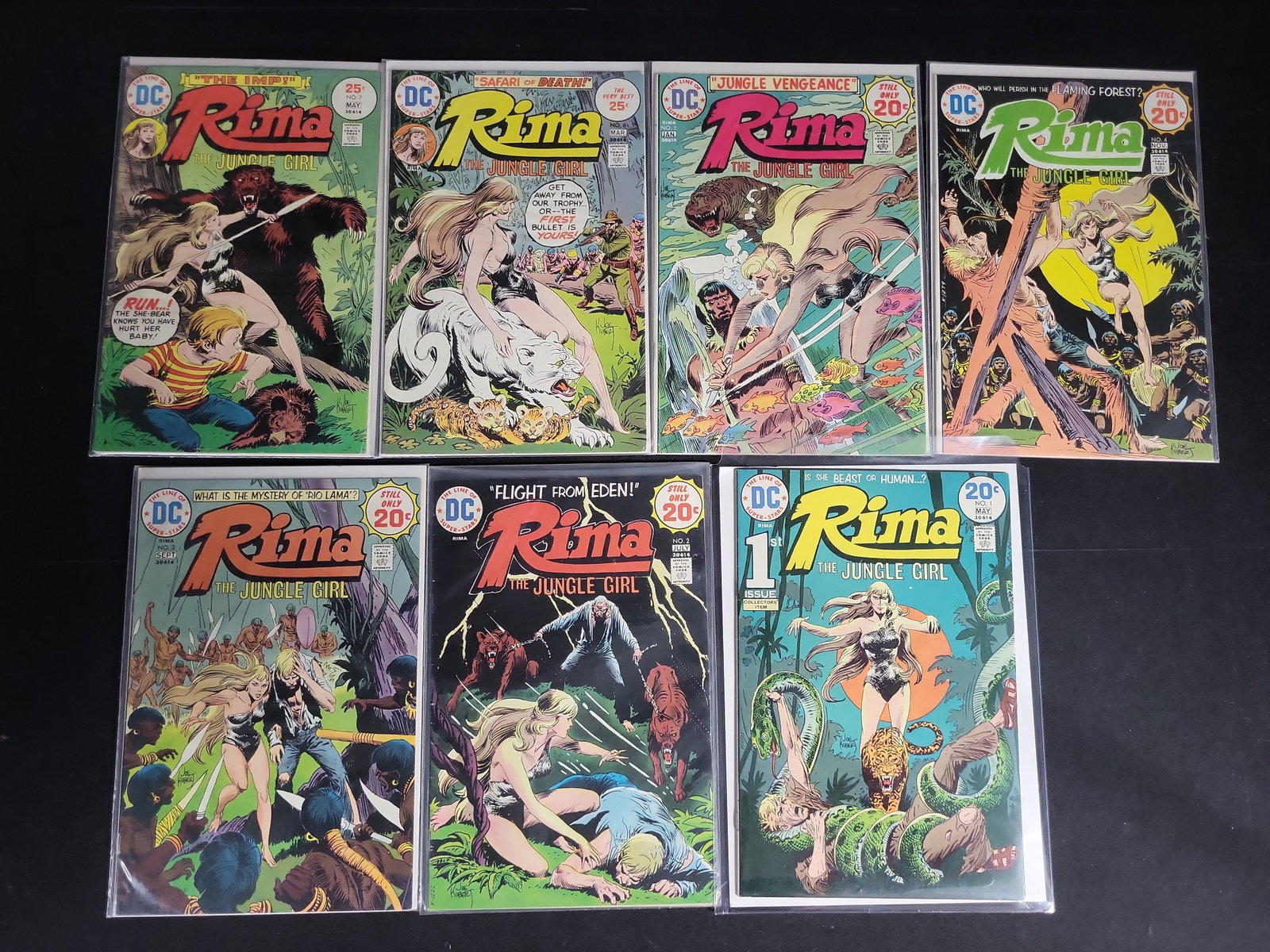 I04009 | DC Rima the Jungle Girl Comics: IMPORTANT â€“ PLEASE REVIEW BEFORE BIDDING: Aeron House makes every effort to accurately identify and describe each lot; however, titles and descriptions may contain errors, omissions, or AI-a