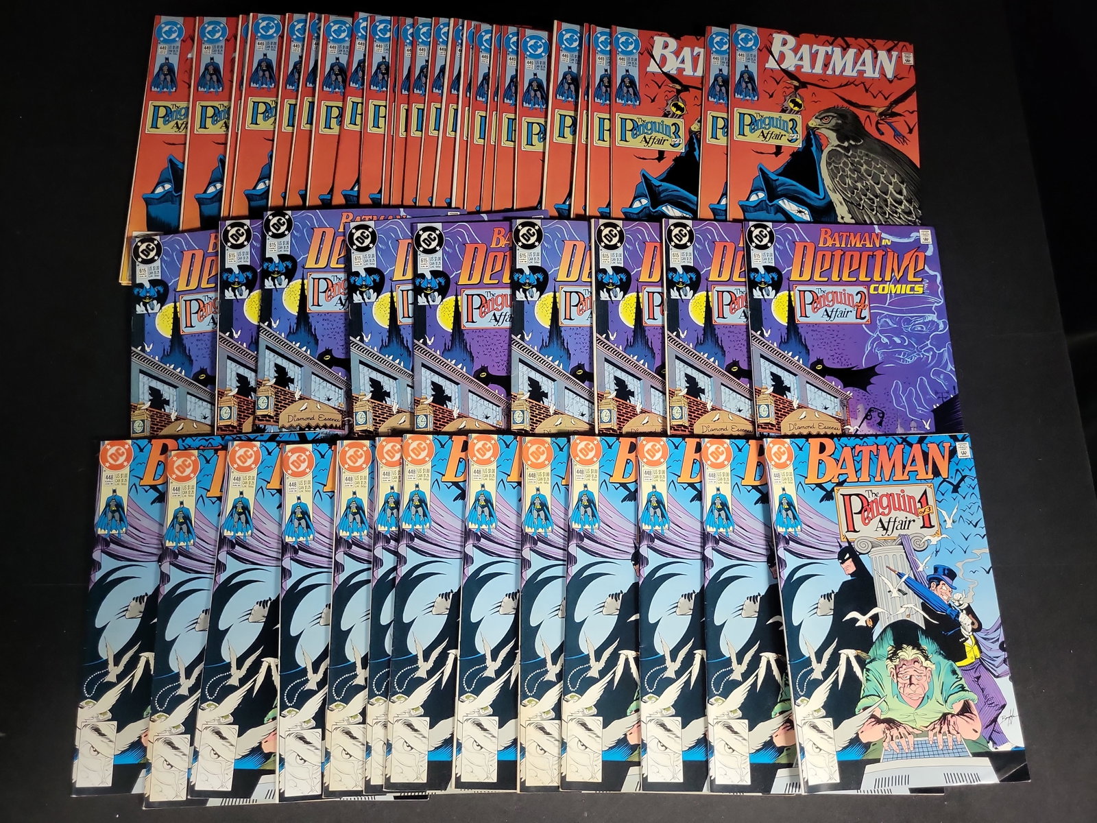I04538 | A Collection of 44 Batman Comics: IMPORTANT â€“ PLEASE REVIEW BEFORE BIDDING: Aeron House makes every effort to accurately identify and describe each lot; however, titles and descriptions may contain errors, omissions, or AI-a