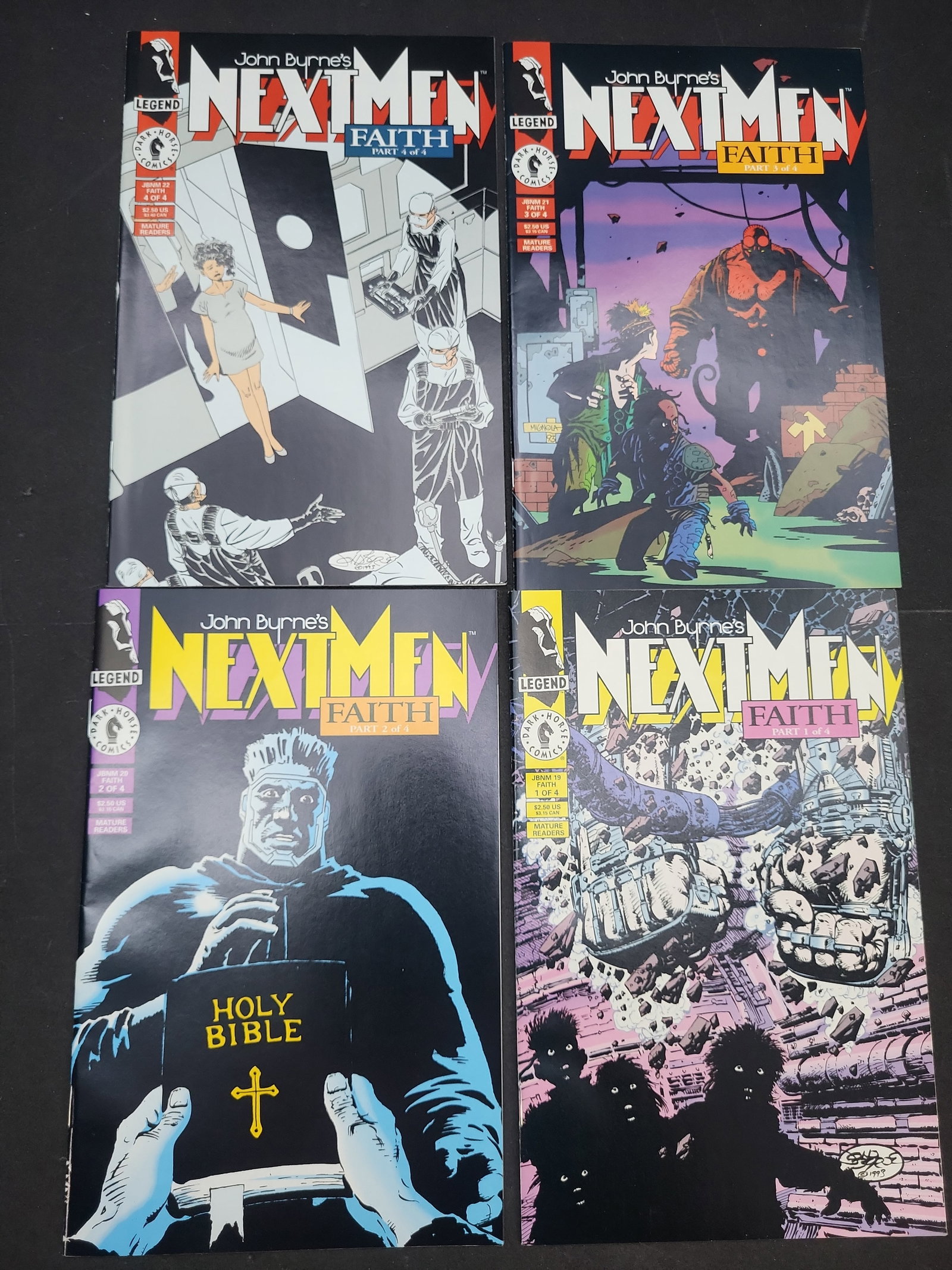 I03979 | Dark Horse Next Men Comic Set: IMPORTANT â€“ PLEASE REVIEW BEFORE BIDDING: Aeron House makes every effort to accurately identify and describe each lot; however, titles and descriptions may contain errors, omissions, or AI-a