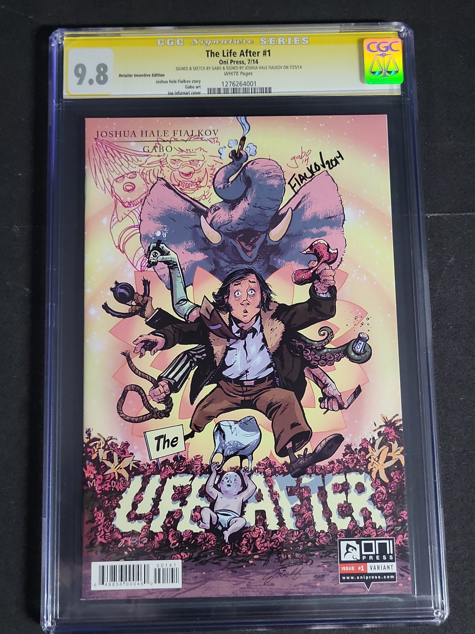 I03951 | Oni Press The Life After #1 CGC 9.8: IMPORTANT â€“ PLEASE REVIEW BEFORE BIDDING: Aeron House makes every effort to accurately identify and describe each lot; however, titles and descriptions may contain errors, omissions, or AI-a