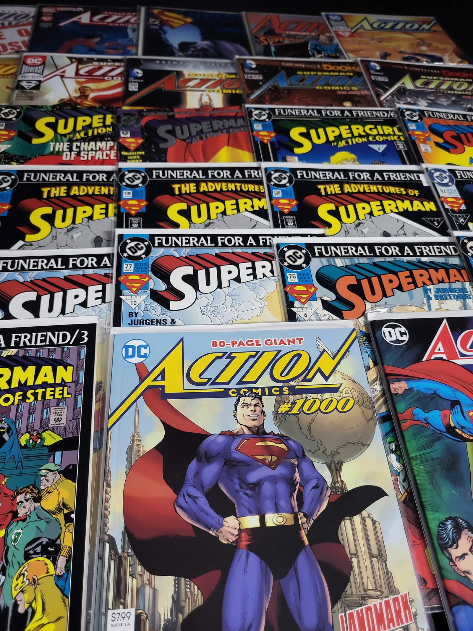 I04523 | DC Comics Superman Comic Book Collection: IMPORTANT â€“ PLEASE REVIEW BEFORE BIDDING: Aeron House makes every effort to accurately identify and describe each lot; however, titles and descriptions may contain errors, omissions, or AI-a