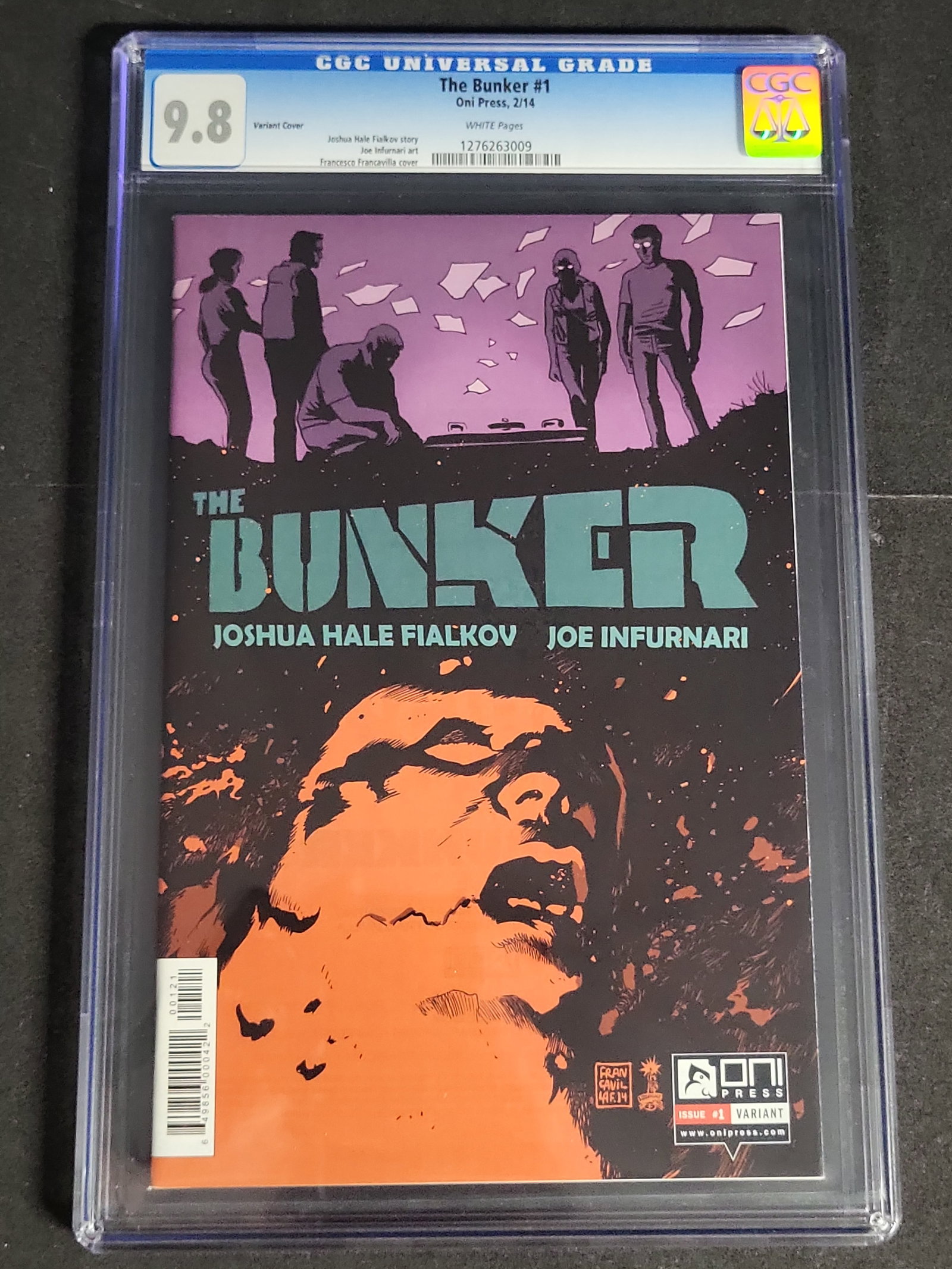 I03950 | The Bunker #1 CGC 9.8 Variant: IMPORTANT â€“ PLEASE REVIEW BEFORE BIDDING: Aeron House makes every effort to accurately identify and describe each lot; however, titles and descriptions may contain errors, omissions, or AI-a