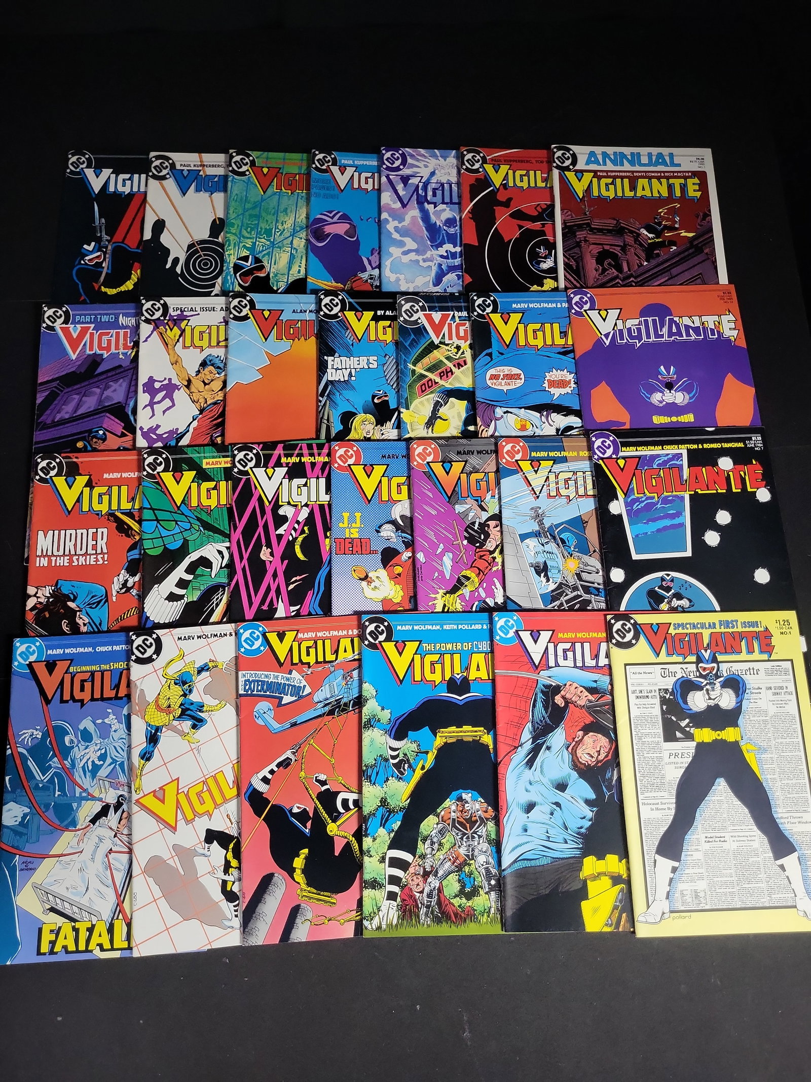 I04065 | A Collection of DC Vigilante Comics: IMPORTANT â€“ PLEASE REVIEW BEFORE BIDDING: Aeron House makes every effort to accurately identify and describe each lot; however, titles and descriptions may contain errors, omissions, or AI-a