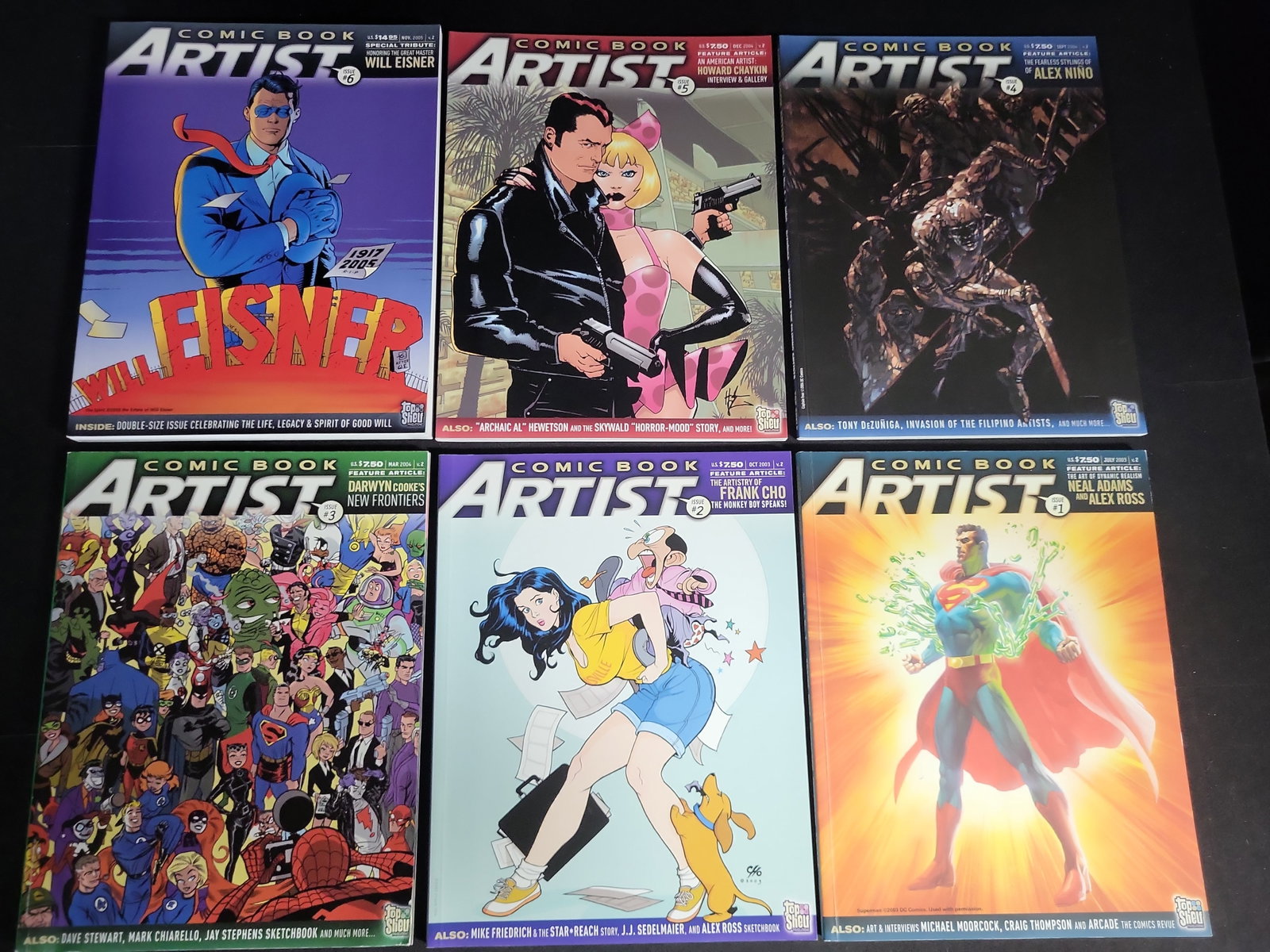 I04045 | Collection of Comic Book Artist Magazines: IMPORTANT â€“ PLEASE REVIEW BEFORE BIDDING: Aeron House makes every effort to accurately identify and describe each lot; however, titles and descriptions may contain errors, omissions, or AI-a