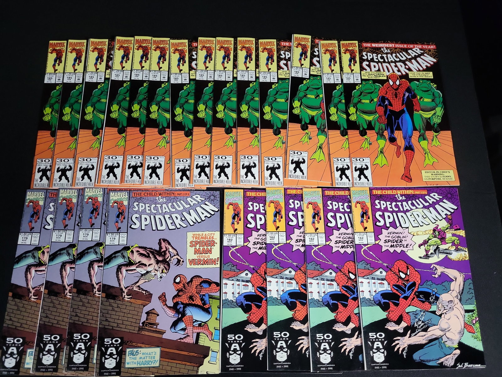 I04792 | Collection of 24 Spider-Man Comics: IMPORTANT â€“ PLEASE REVIEW BEFORE BIDDING: Aeron House makes every effort to accurately identify and describe each lot; however, titles and descriptions may contain errors, omissions, or AI-a