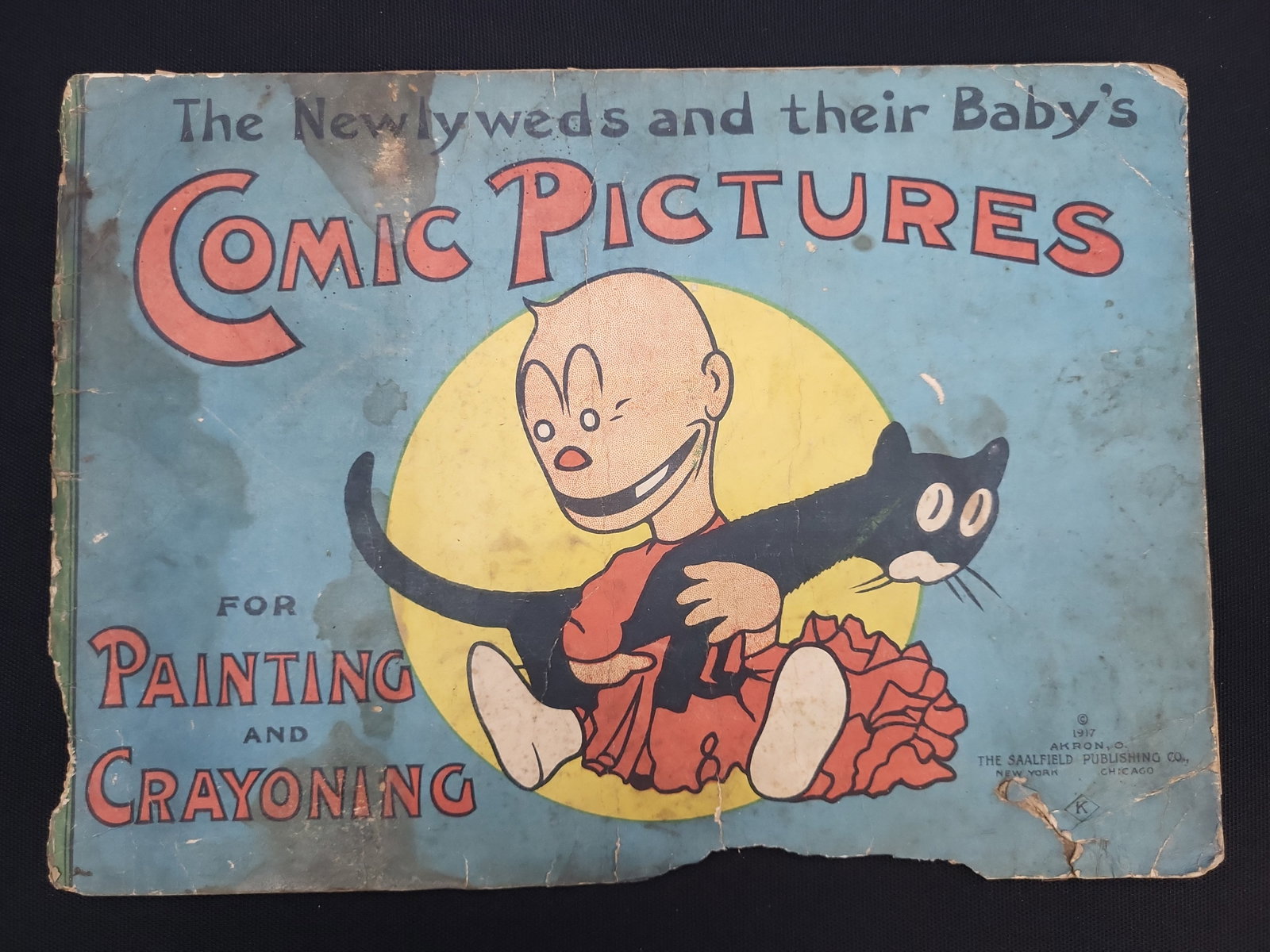 I04830 | McManus. The Newlyweds Comic Painting Book. 1917.: IMPORTANT â€“ PLEASE REVIEW BEFORE BIDDING: Aeron House makes every effort to accurately identify and describe each lot; however, titles and descriptions may contain errors, omissions, or AI-a