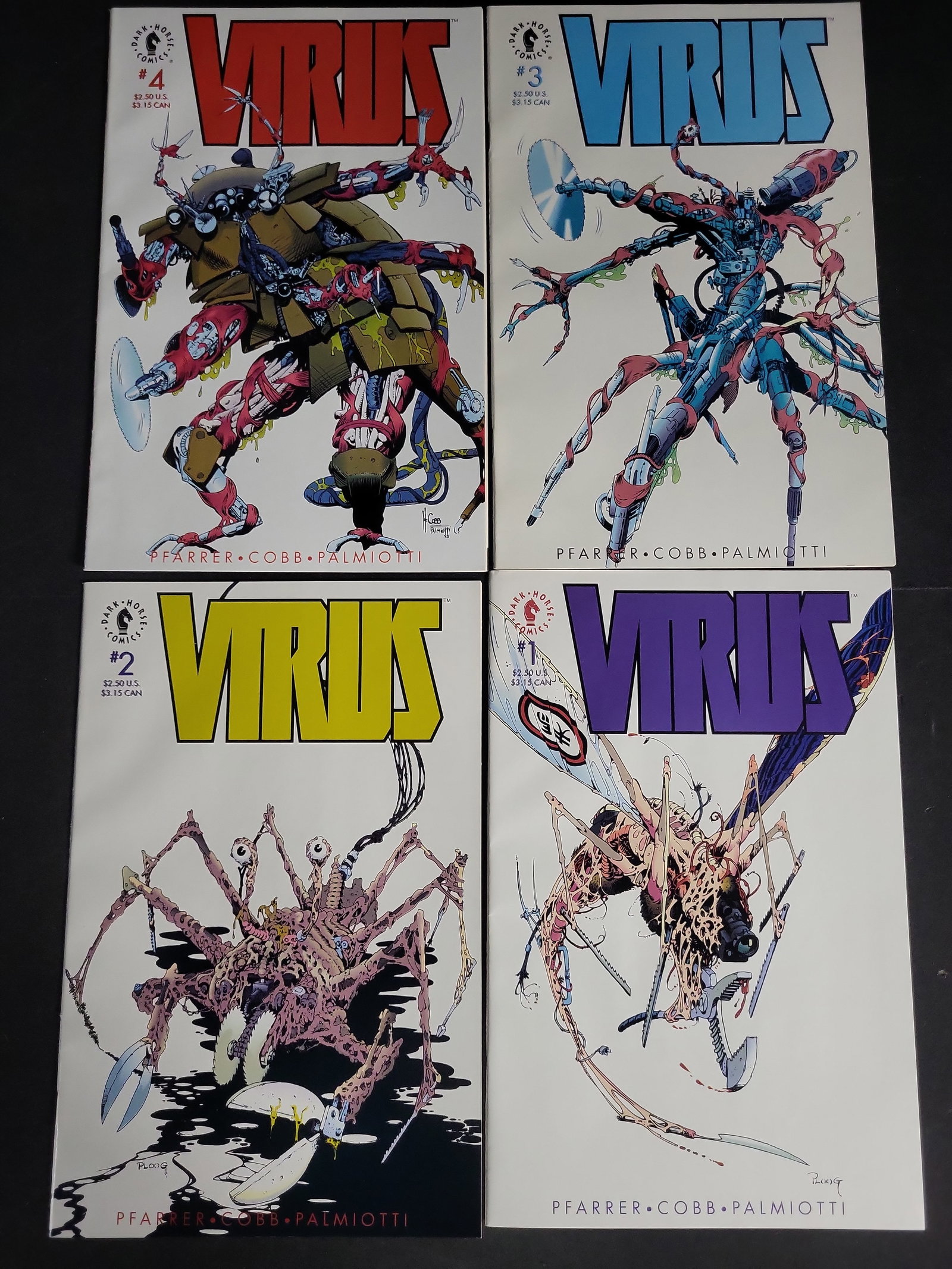 I04063 | A Set of Virus Comic Books: IMPORTANT â€“ PLEASE REVIEW BEFORE BIDDING: Aeron House makes every effort to accurately identify and describe each lot; however, titles and descriptions may contain errors, omissions, or AI-a