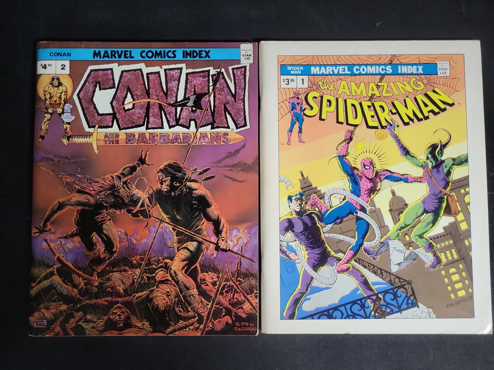 I04033 | Two Marvel Comics Index Publications: IMPORTANT â€“ PLEASE REVIEW BEFORE BIDDING: Aeron House makes every effort to accurately identify and describe each lot; however, titles and descriptions may contain errors, omissions, or AI-a