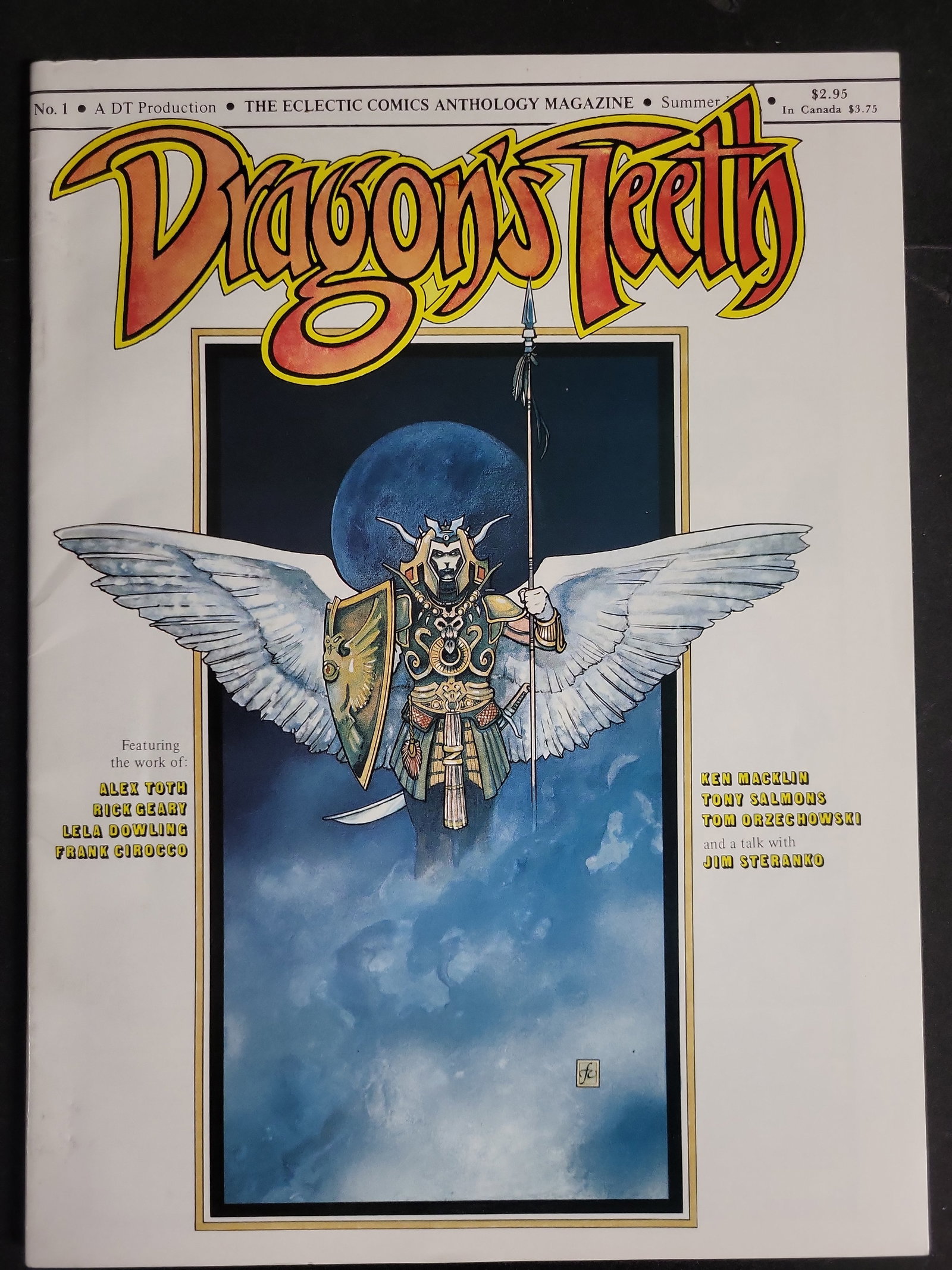I04049 | Dragon's Teeth Issue No. 1 Magazine: IMPORTANT â€“ PLEASE REVIEW BEFORE BIDDING: Aeron House makes every effort to accurately identify and describe each lot; however, titles and descriptions may contain errors, omissions, or AI-a