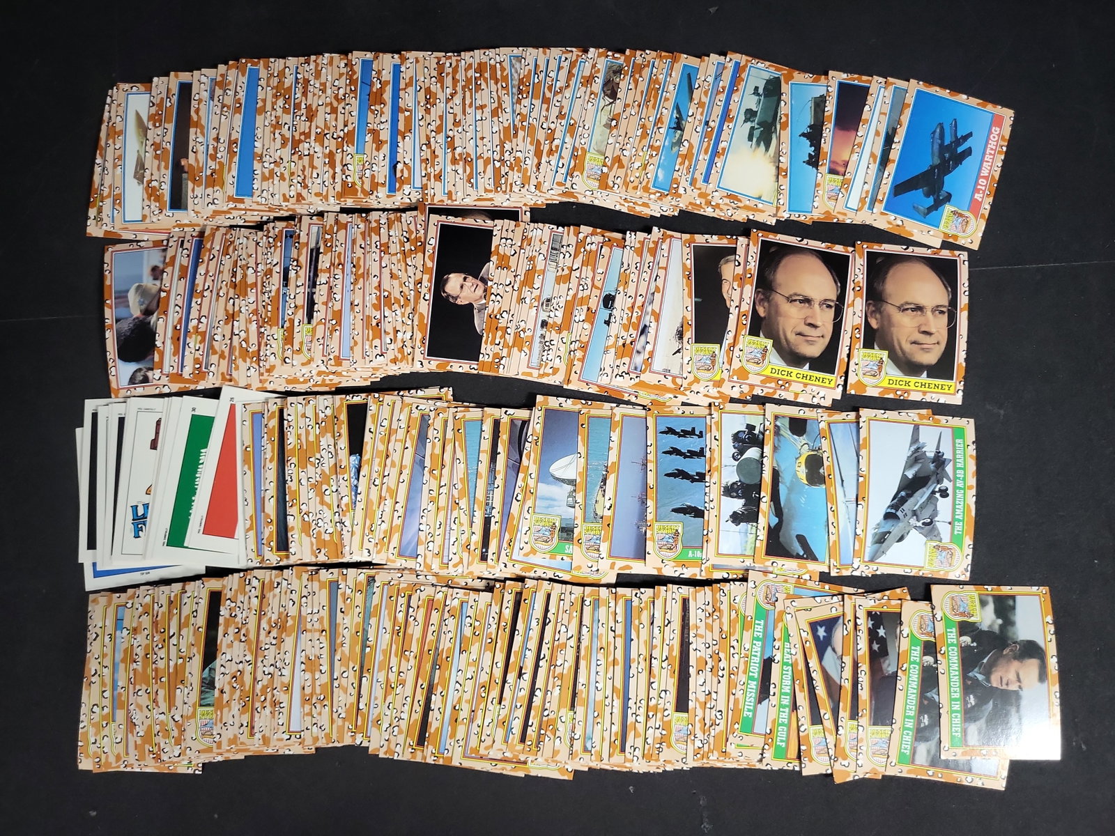 I04650 | 1991 Topps Desert Storm Card Collection: IMPORTANT â€“ PLEASE REVIEW BEFORE BIDDING: Aeron House makes every effort to accurately identify and describe each lot; however, titles and descriptions may contain errors, omissions, or AI-a