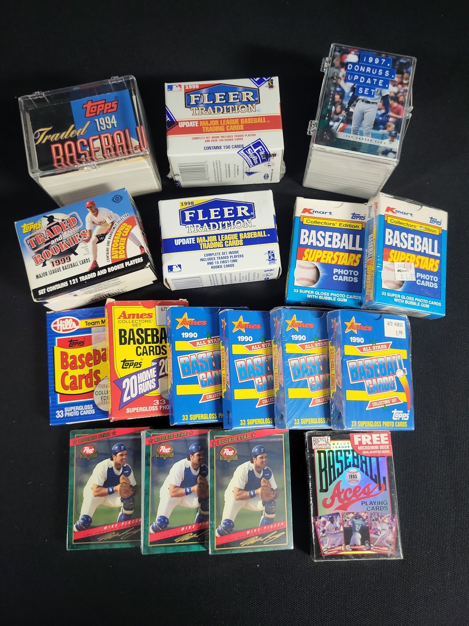 I04874 | Collection of MLB Baseball Card Sets: IMPORTANT â€“ PLEASE REVIEW BEFORE BIDDING: Aeron House makes every effort to accurately identify and describe each lot; however, titles and descriptions may contain errors, omissions, or AI-a