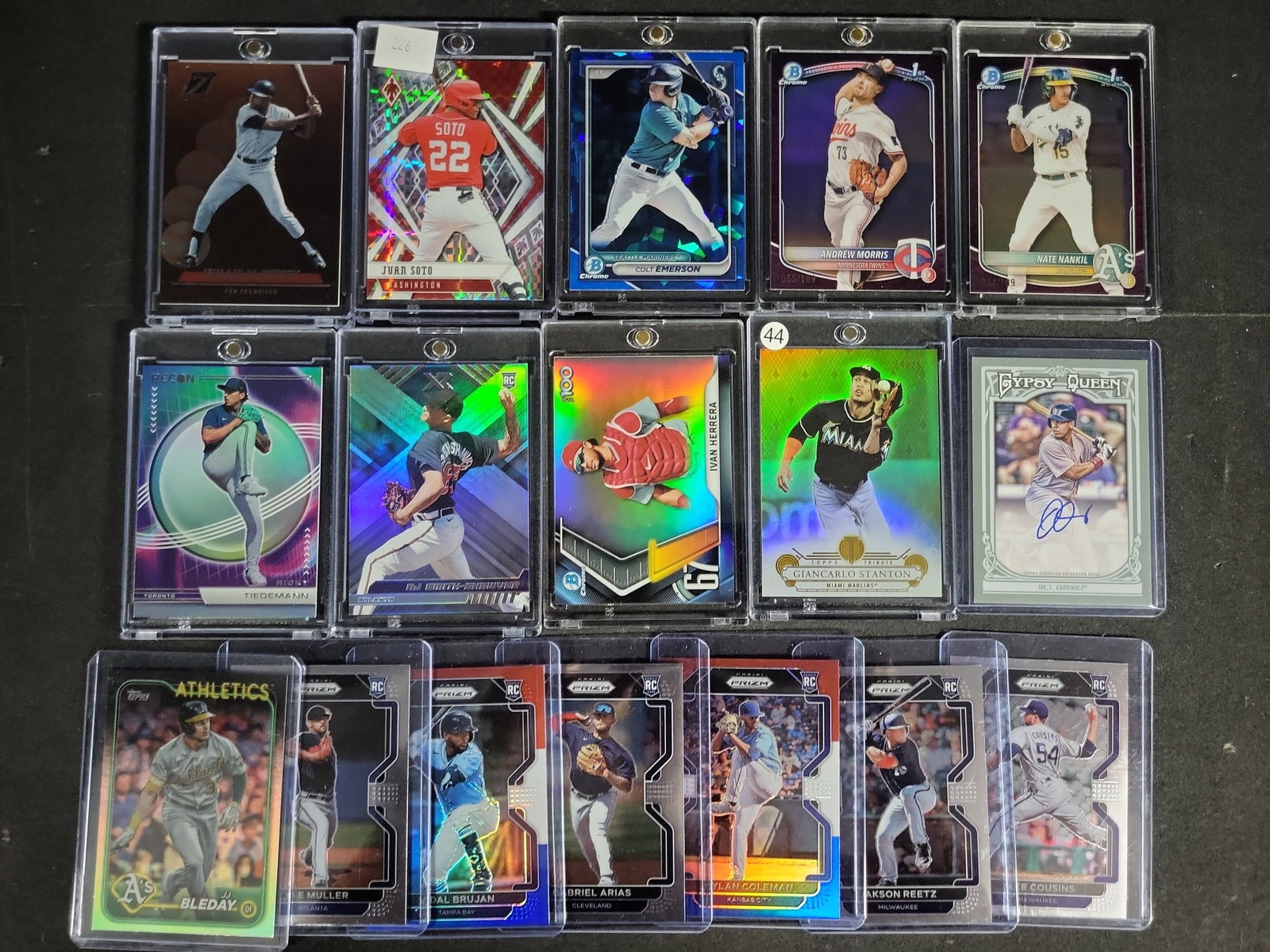 I04634 | Assorted Modern Baseball Trading Card Collection: IMPORTANT â€“ PLEASE REVIEW BEFORE BIDDING: Aeron House makes every effort to accurately identify and describe each lot; however, titles and descriptions may contain errors, omissions, or AI-a